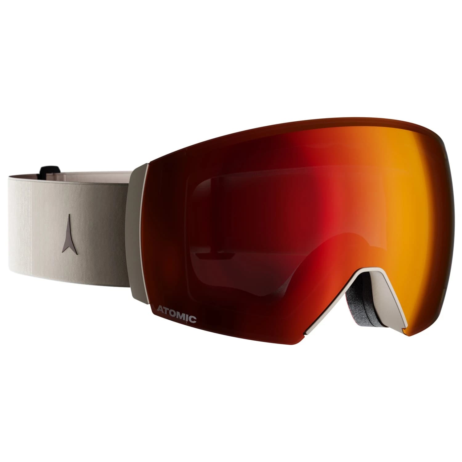 Ски маска Atomic Revent Q M HD S2 + Yellow Blue Lens Ski goggles - Sand / Red HD