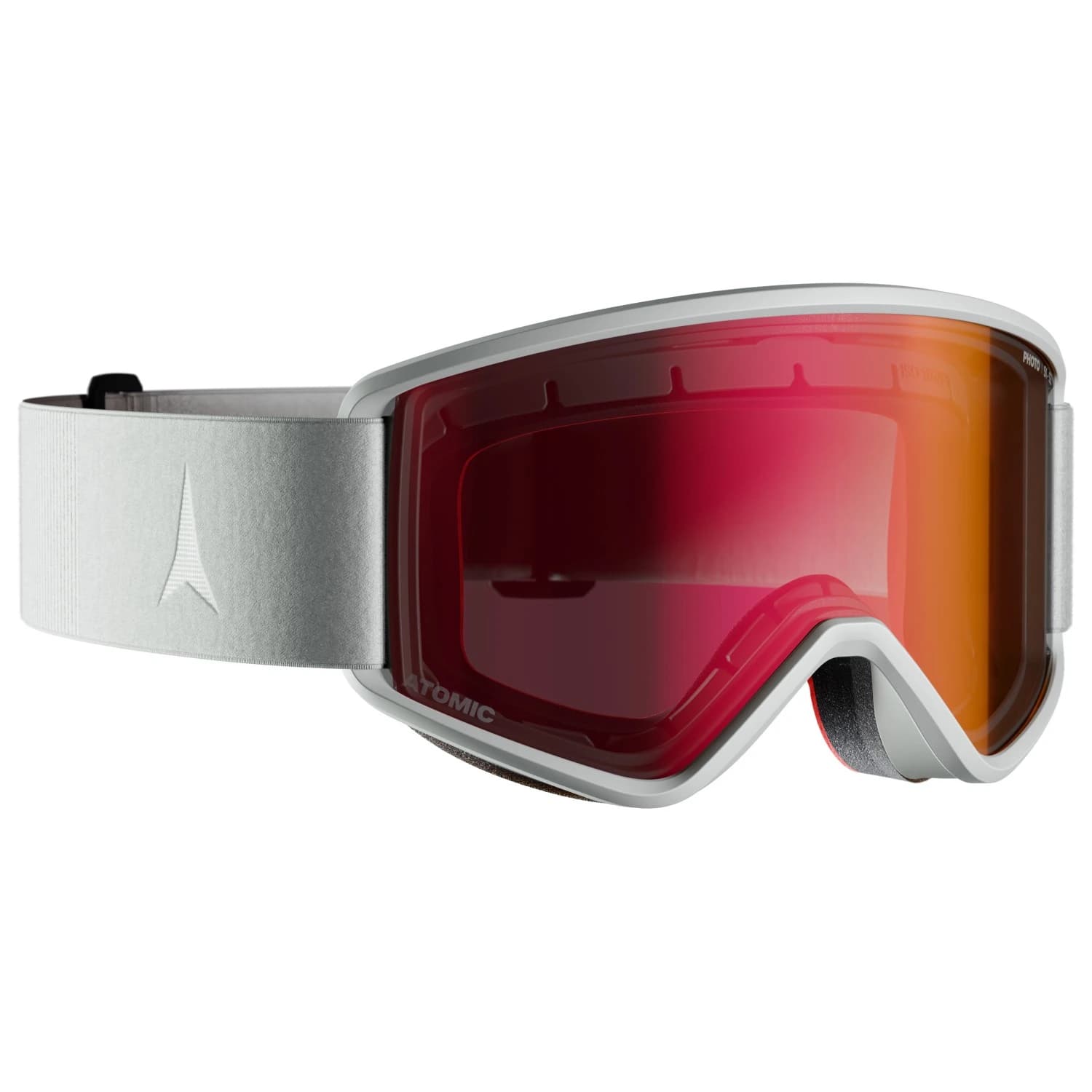 Ски маска Atomic Savor L Photochromic S1-3 Ski goggles - Light Grey / Red Photo