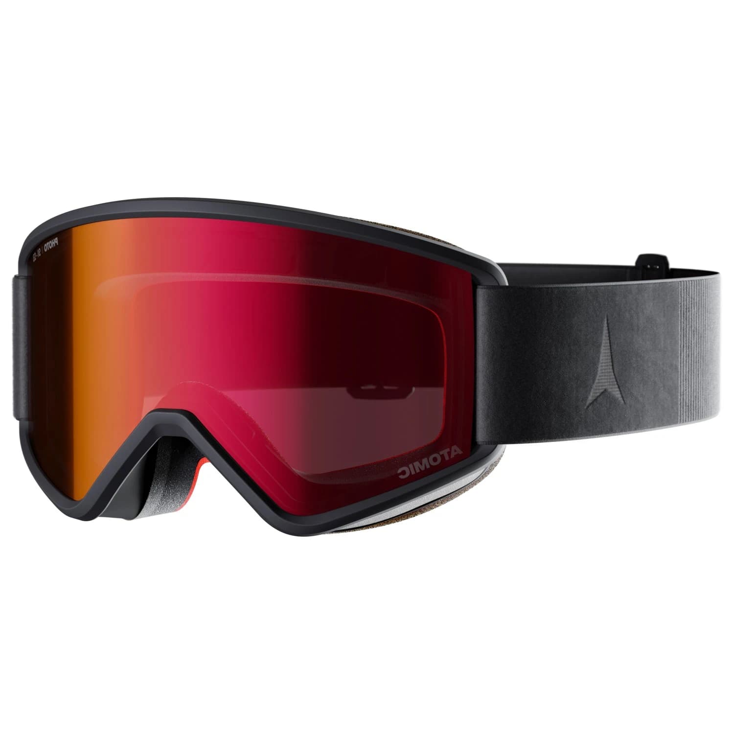 Ски маска Atomic Savor M Photochromic S1-3 Ski goggles - Black / Red Photo