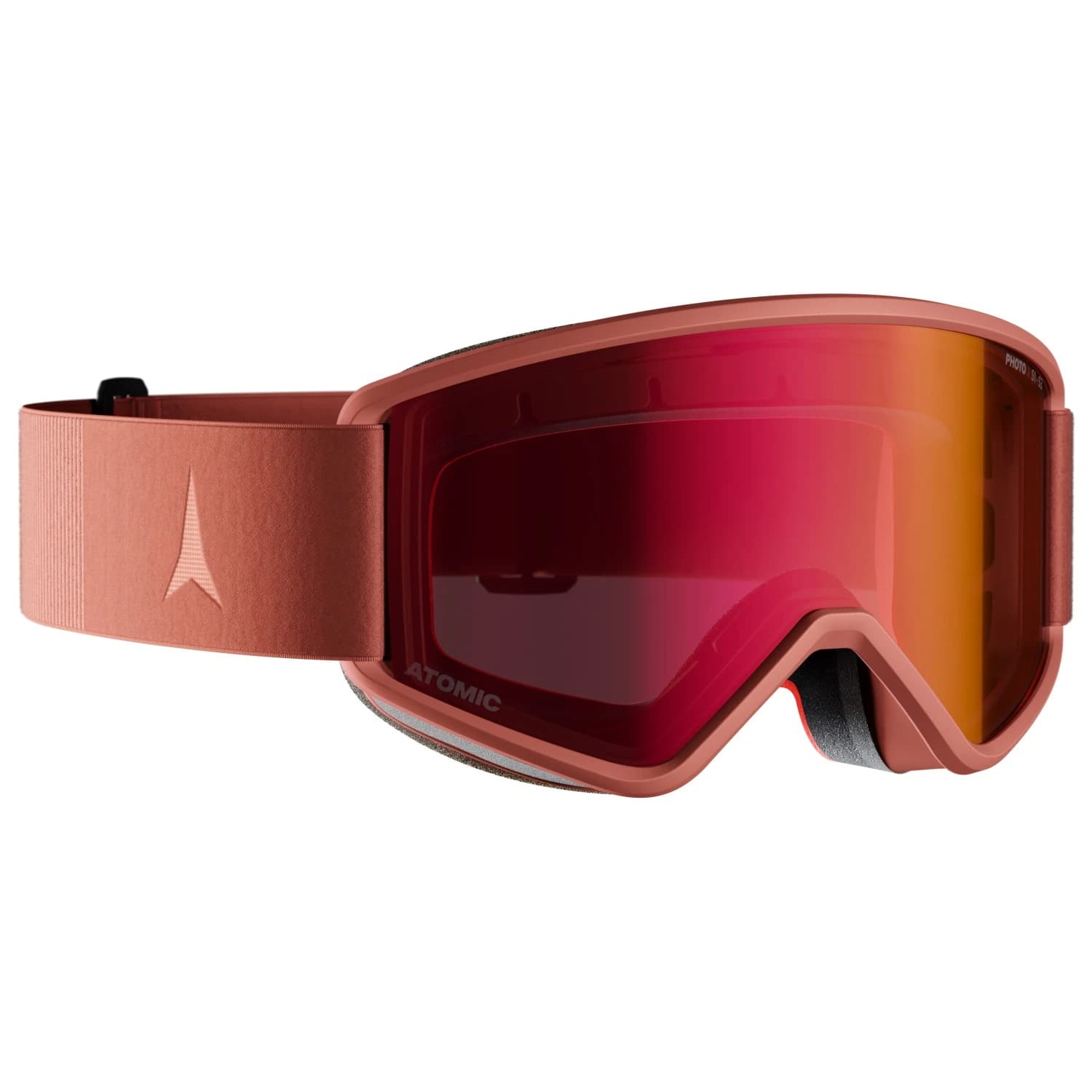 Ски маска Atomic Savor M Photochromic S1-3 Ski goggles - Redwood / Red Photo