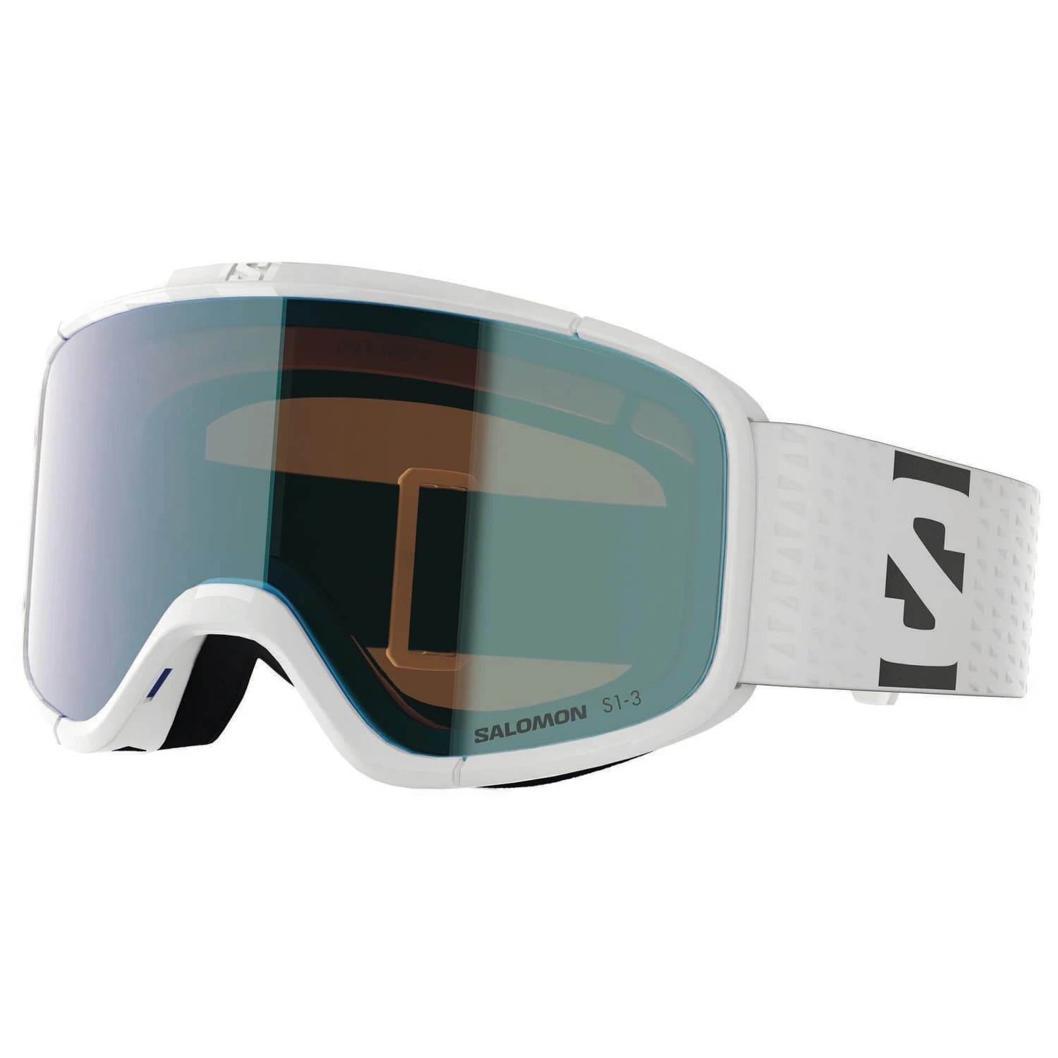 Ски маска Salomon Aksium 2.0 S Photochromic S1-3 Ski goggles - White / Photo Blue