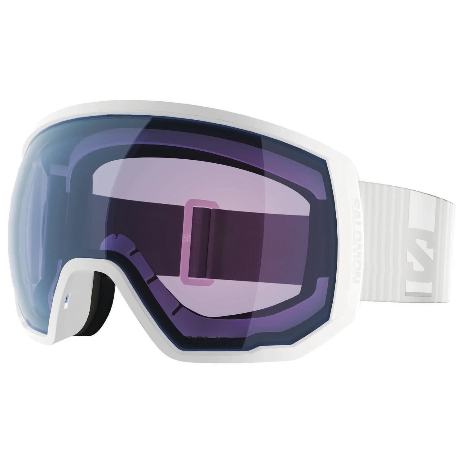 Ски маска Salomon Radium Pro Outline Sigma Photochromic S1-3 Ski goggles - White / Sky Blue