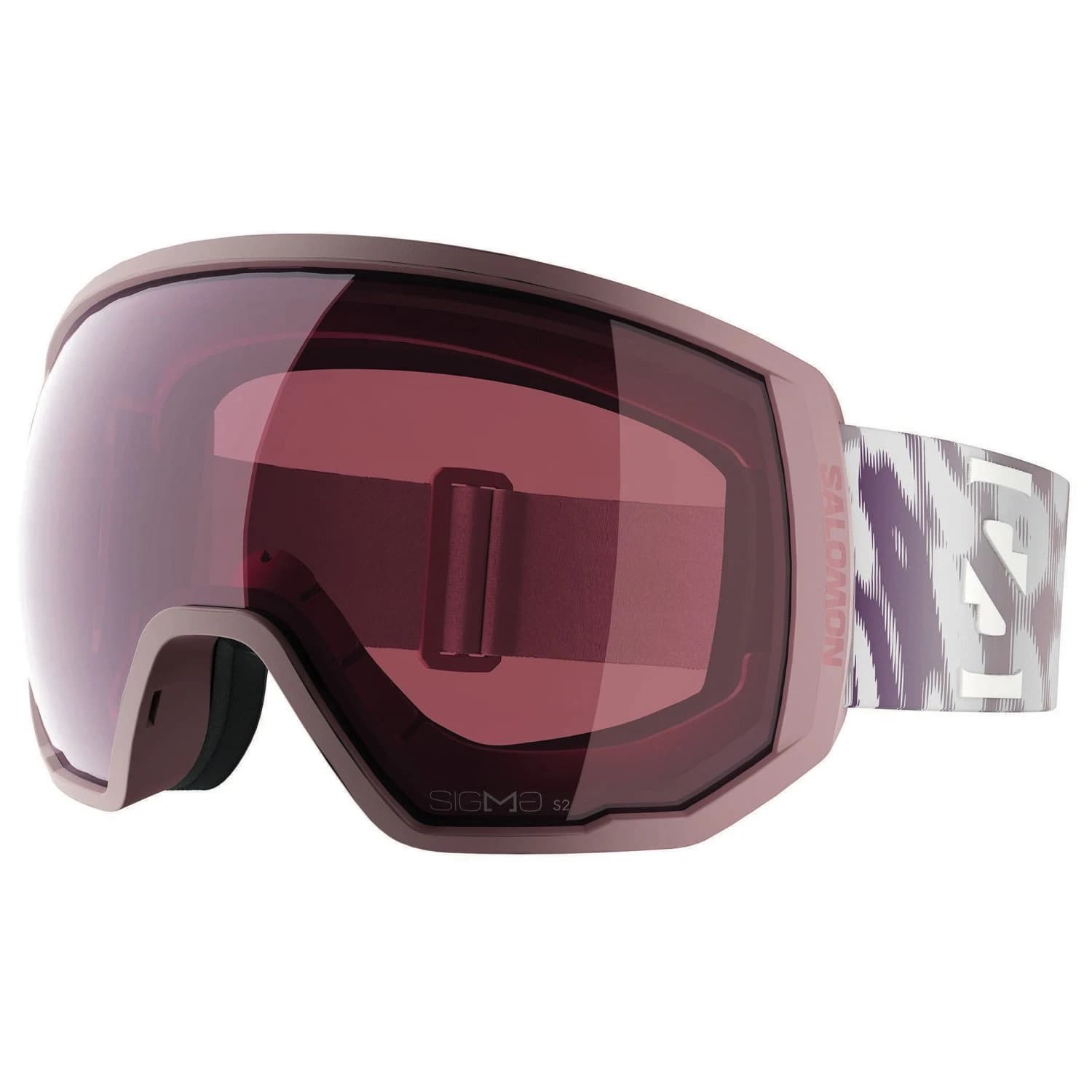 Ски маска Salomon Radium Pro Outline Sigma S2 + S1 Ski goggles - Dawn Pink / Silver Pink