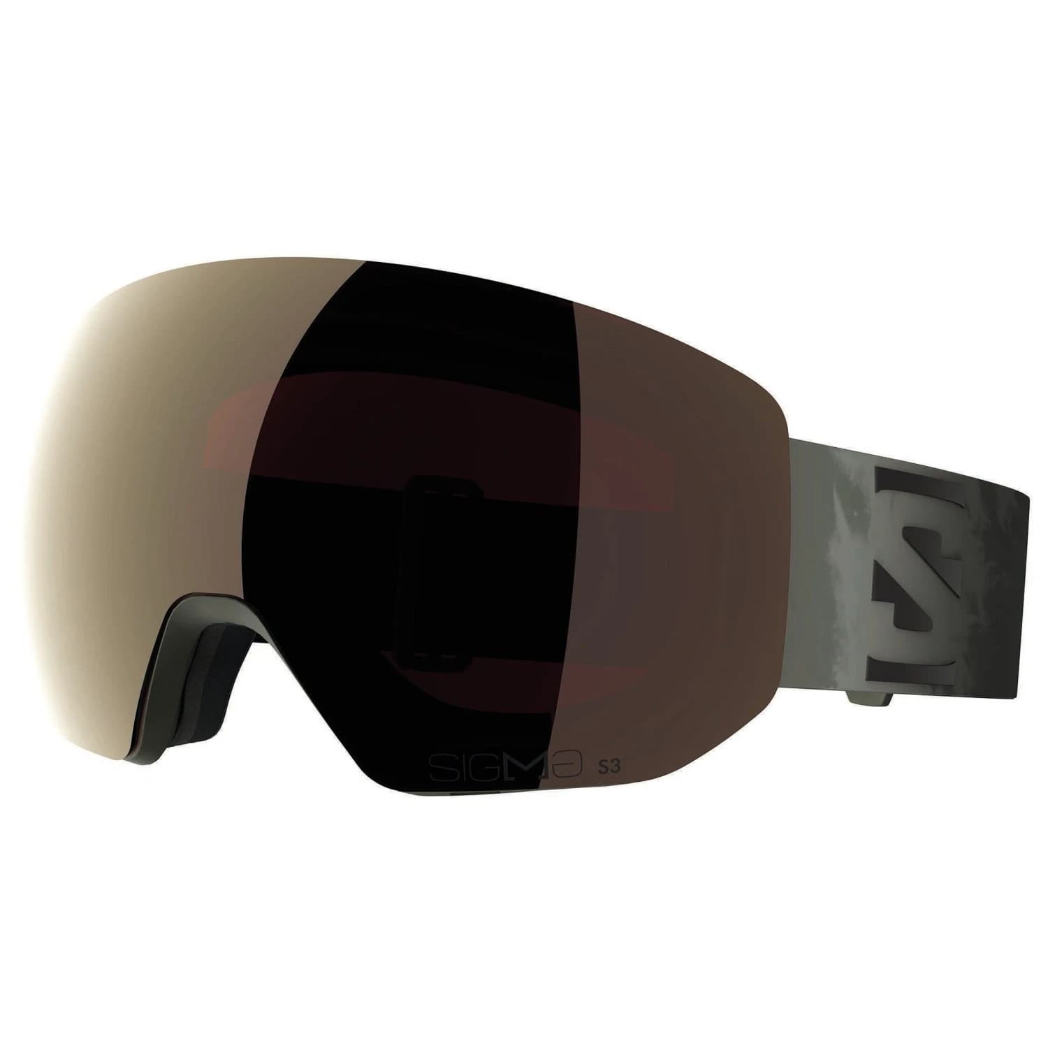 Ски маска Salomon Radium Pro S Sigma S3 + S1 Ski goggles - Castor Gray / Gun Metal