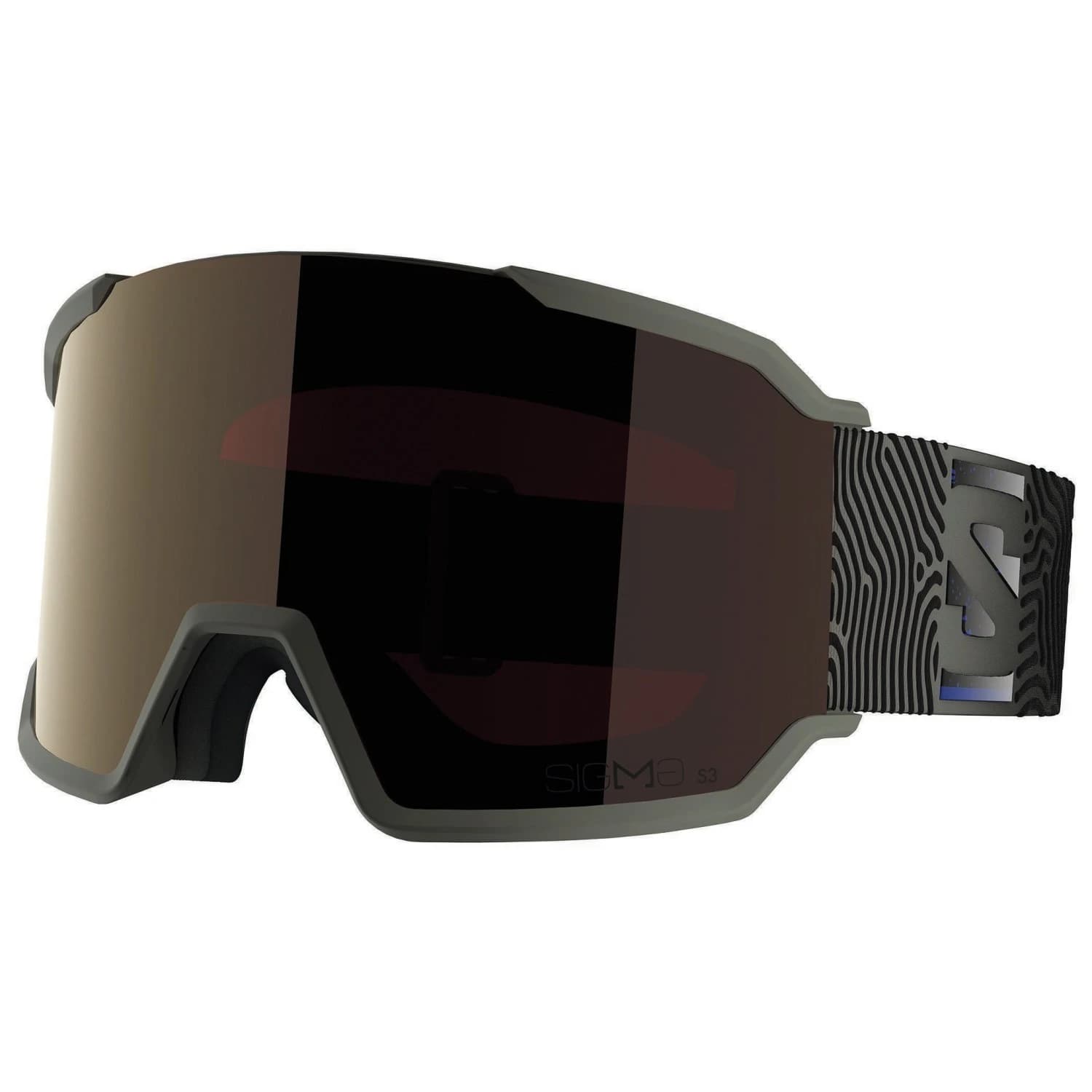 Ски маска Salomon S/View 3 Sigma S3 Ski goggles - Castor Gray / Gun Metal