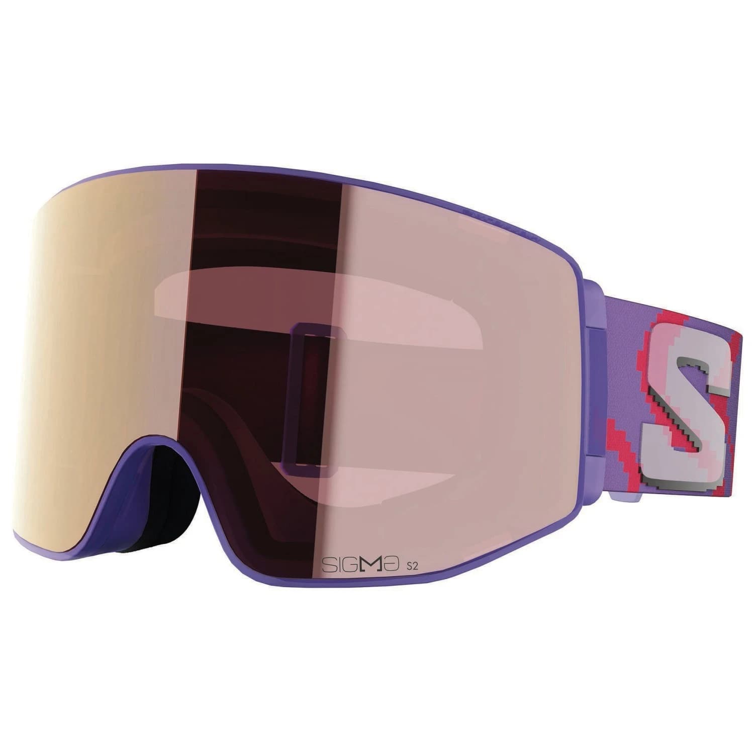Ски маска Salomon Sentry Prime Sigma S2 + S1 Ski goggles - Ultra Violet / Copper