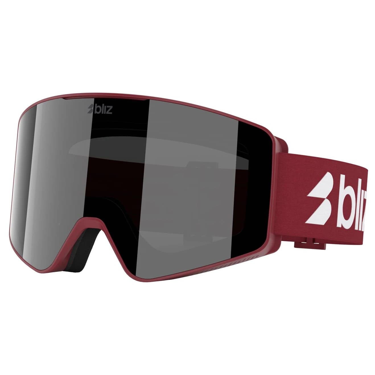 Ски маска Bliz G001 S3 Mirror Ski goggles - Matte Burgundy / Smoke With Silver Mirror