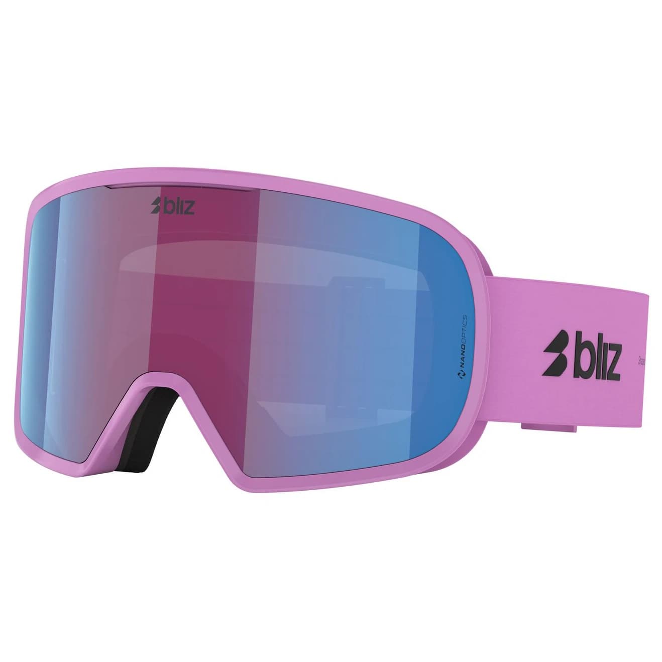 Ски маска Bliz G002S S2 Ski goggles - Matte Pink / N_O_N Violet & Blue