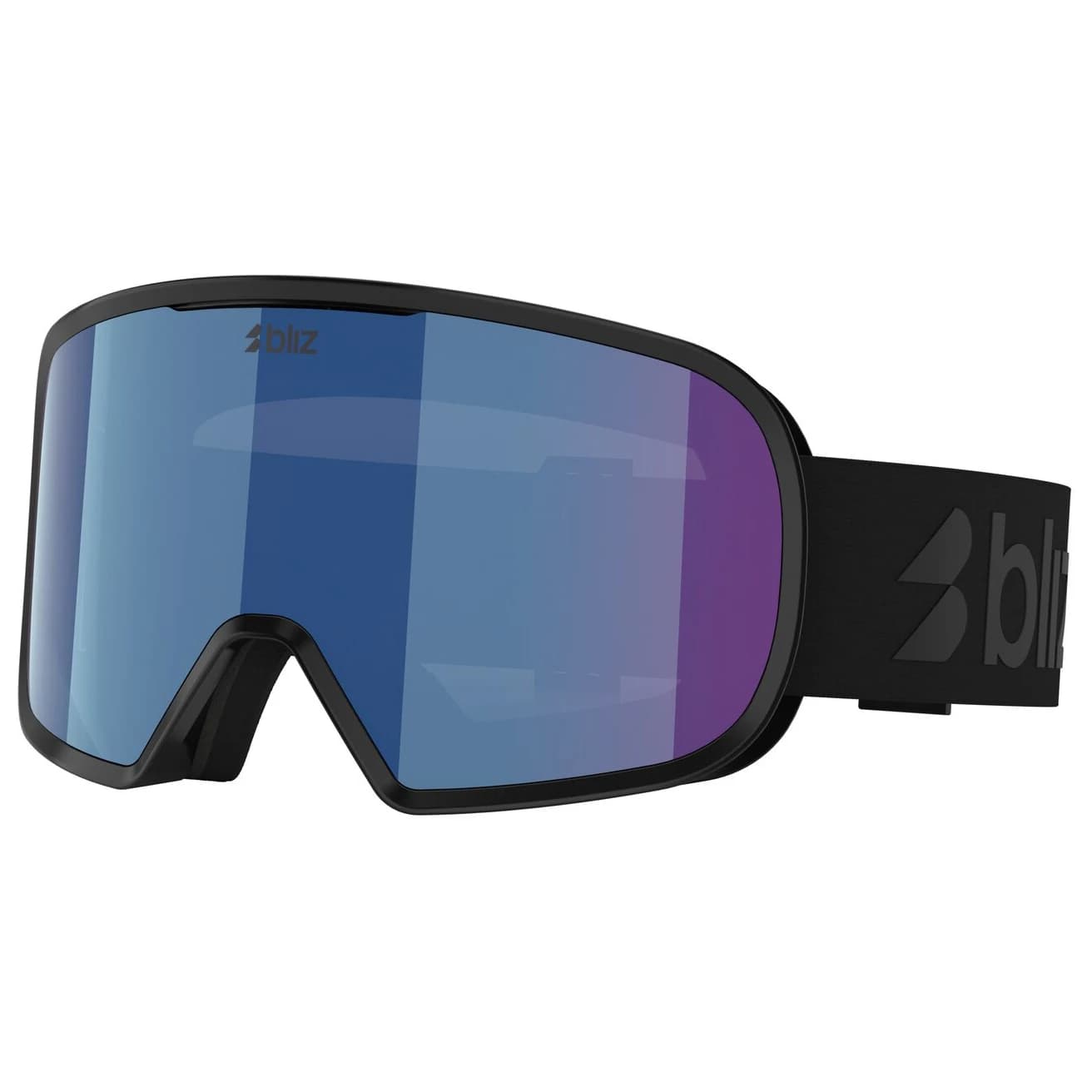 Ски маска Bliz G002S S3 Ski goggles - Matte Black / Brown with Blue Multi