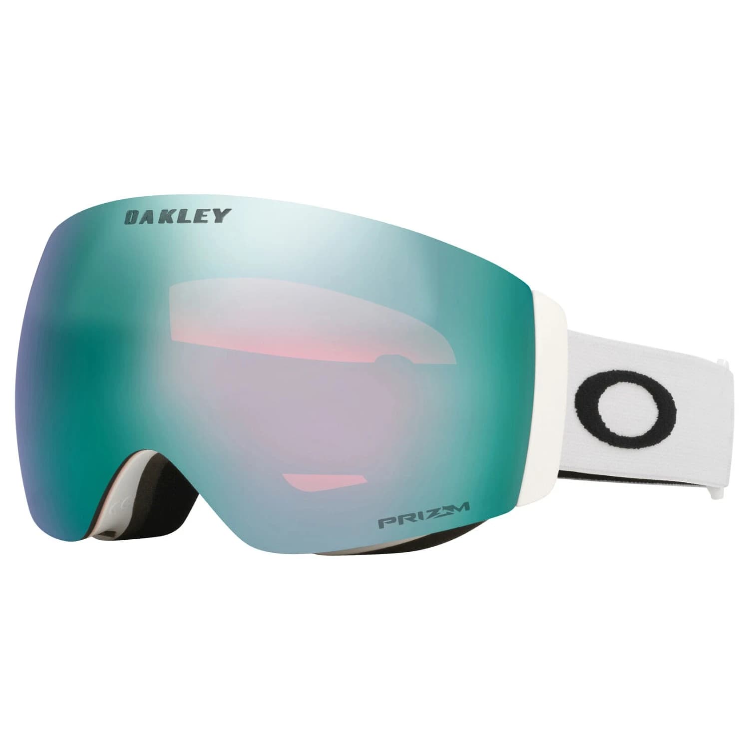 Ски маска Oakley Flight Deck Pro Prizm S3 Ski goggles - Matte White / Prizm Sapphire & Prizm Iced