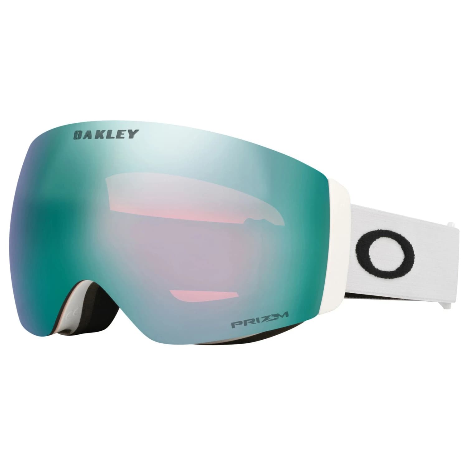 Ски маска Oakley Flight Deck Pro Prizm S3 Ski goggles - Matte White / Prizm Sapphire & Prizm Sage Gold