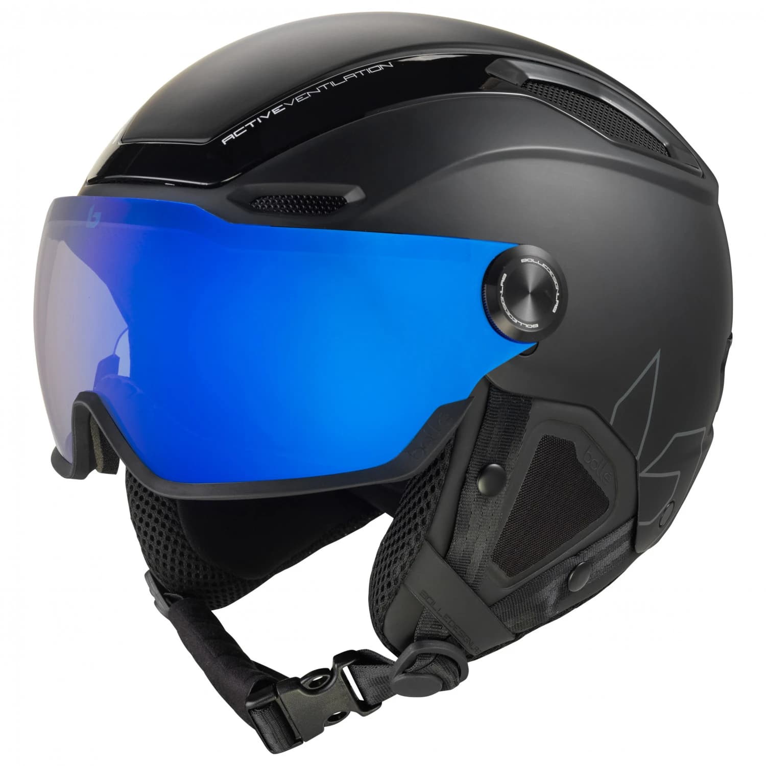 Ски каска Bollé V-Line Photochromic Cat 1-3 (VLT 45-12%) Ski helmet - Black Matte