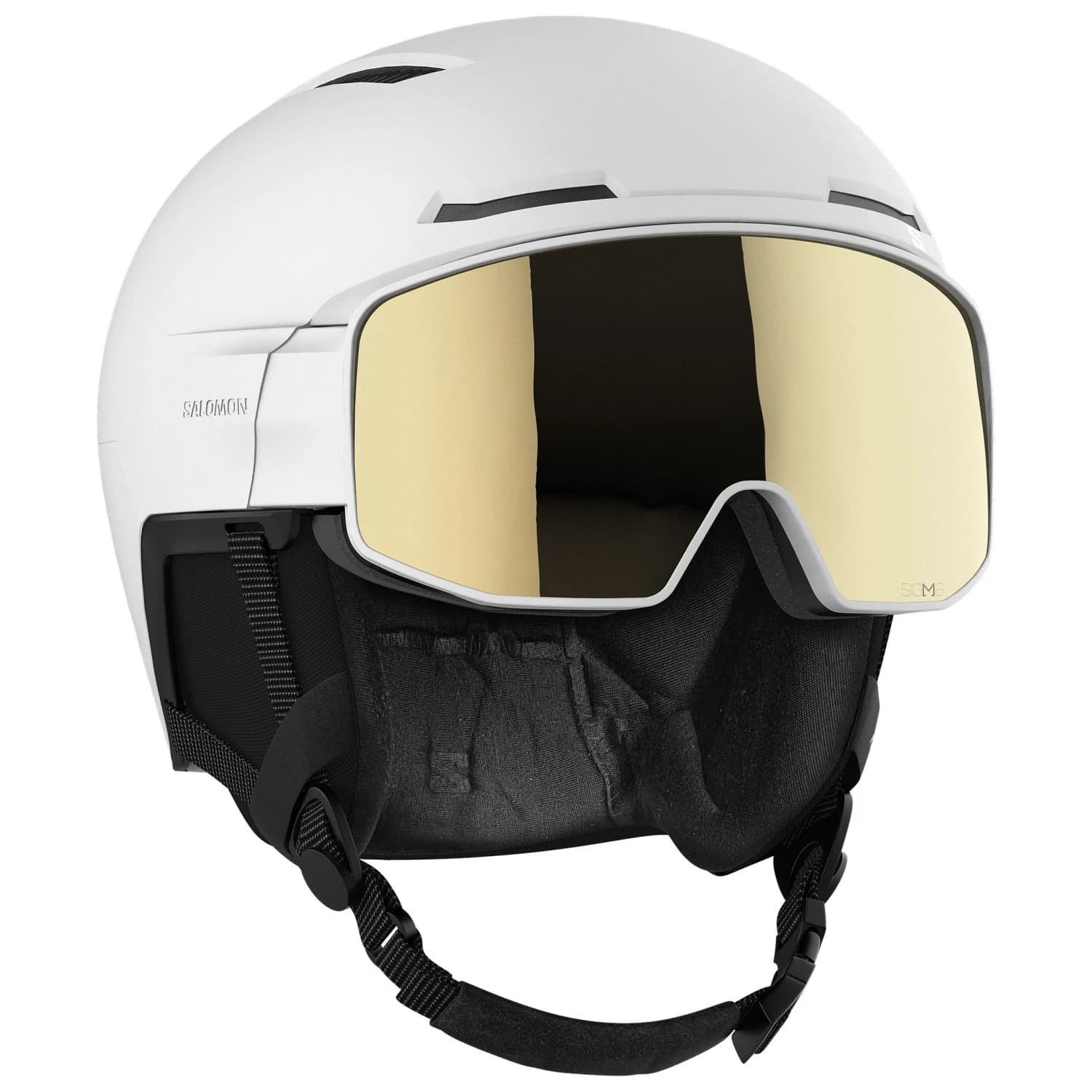 Ски каска Salomon Driver Pro Sigma Cat. 3 Ski helmet - White / Black Gold