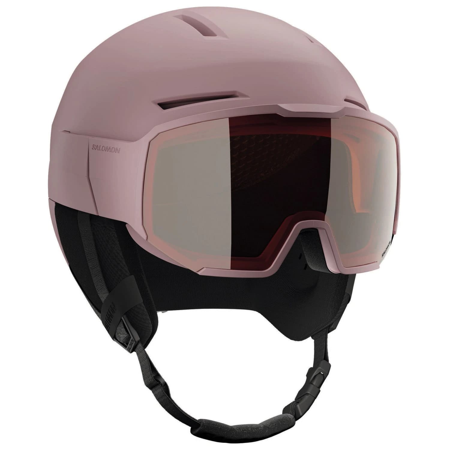 Ски каска Salomon Osmo Ski helmet - Dawn Pink / Tonic Orange