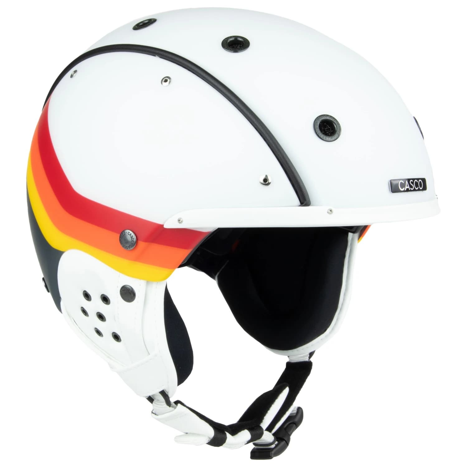 Ски каска Casco SP-3 Nostalgia Multi Ski helmet - White / Mixed Colors