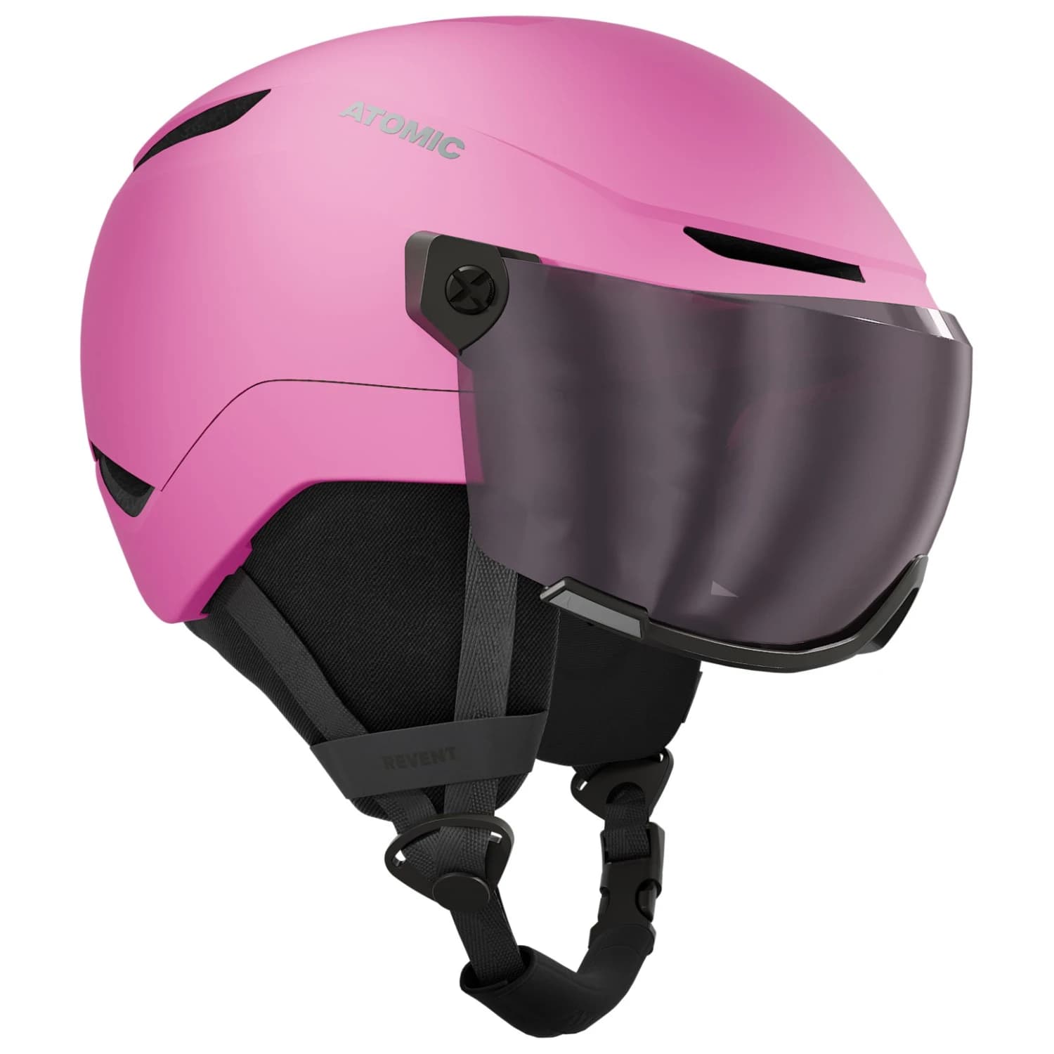 Детска ски каска Atomic Kid's Revent Visor Junior S3 Ski helmet - Pink