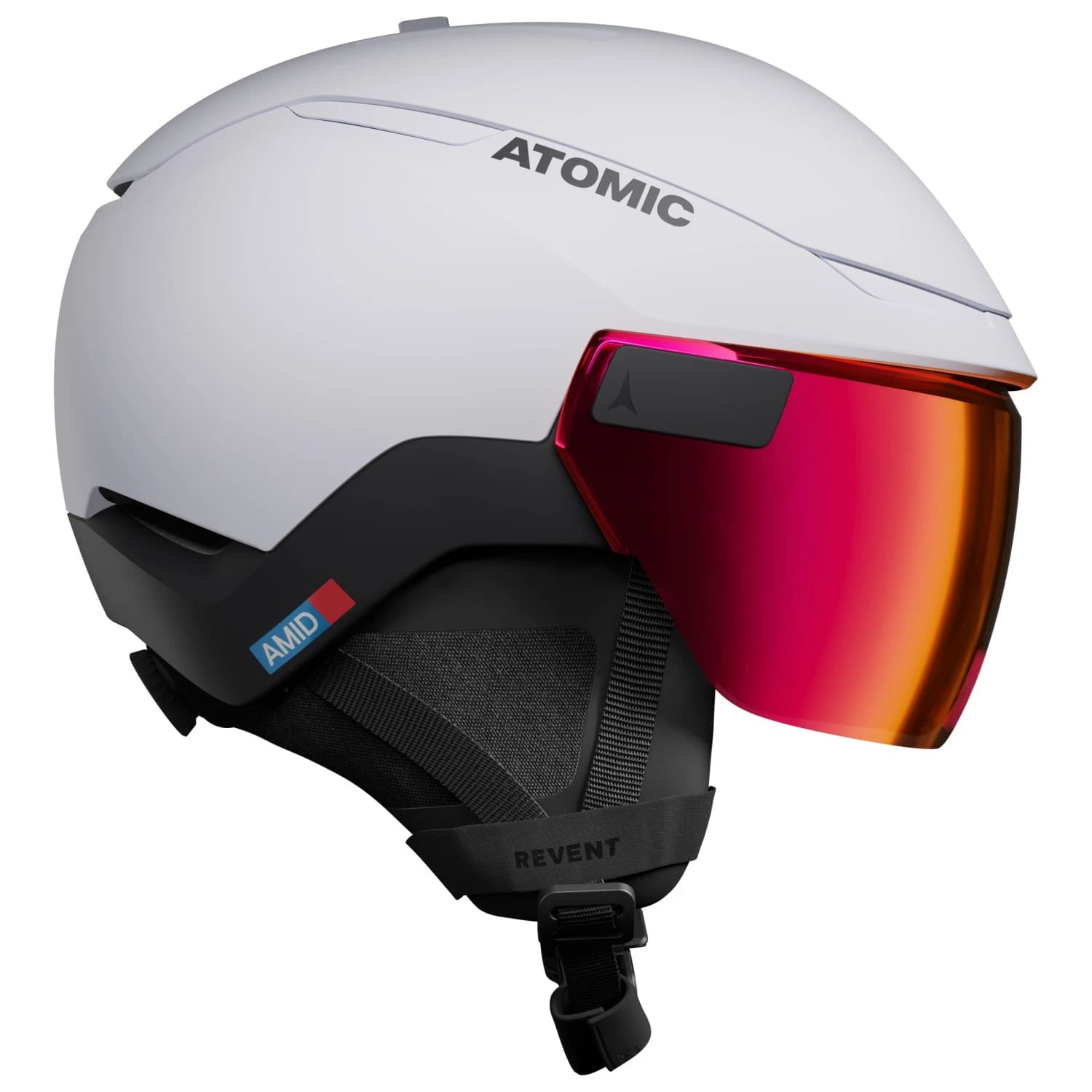 Ски каска Atomic Revent GT Amid Visor HD S2 Ski helmet - White / Black / Red HD