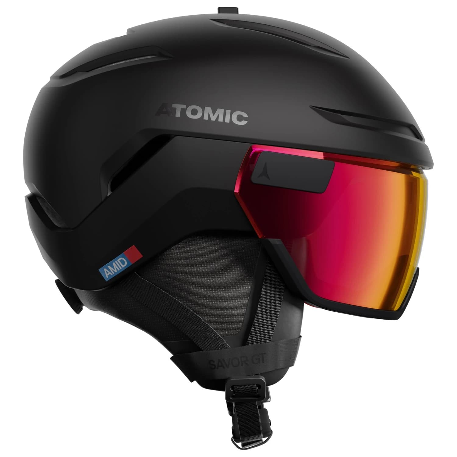 Ски каска Atomic Savor GT Amid Visor Photochromic S1-3 Ski helmet - Black / Red Photo