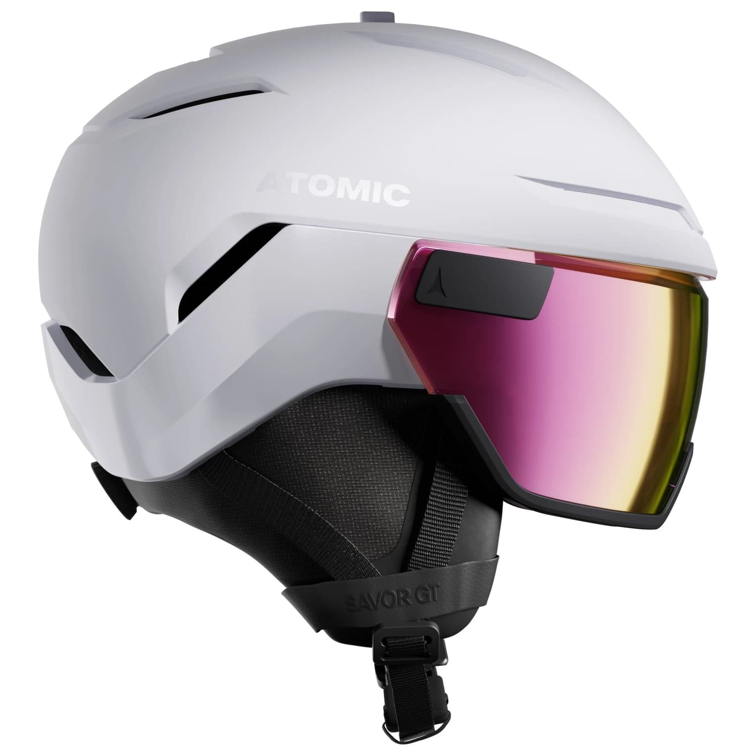 Ски каска Atomic Savor GT Visor HD S2 Ski helmet - White Heather / Pink Copper HD
