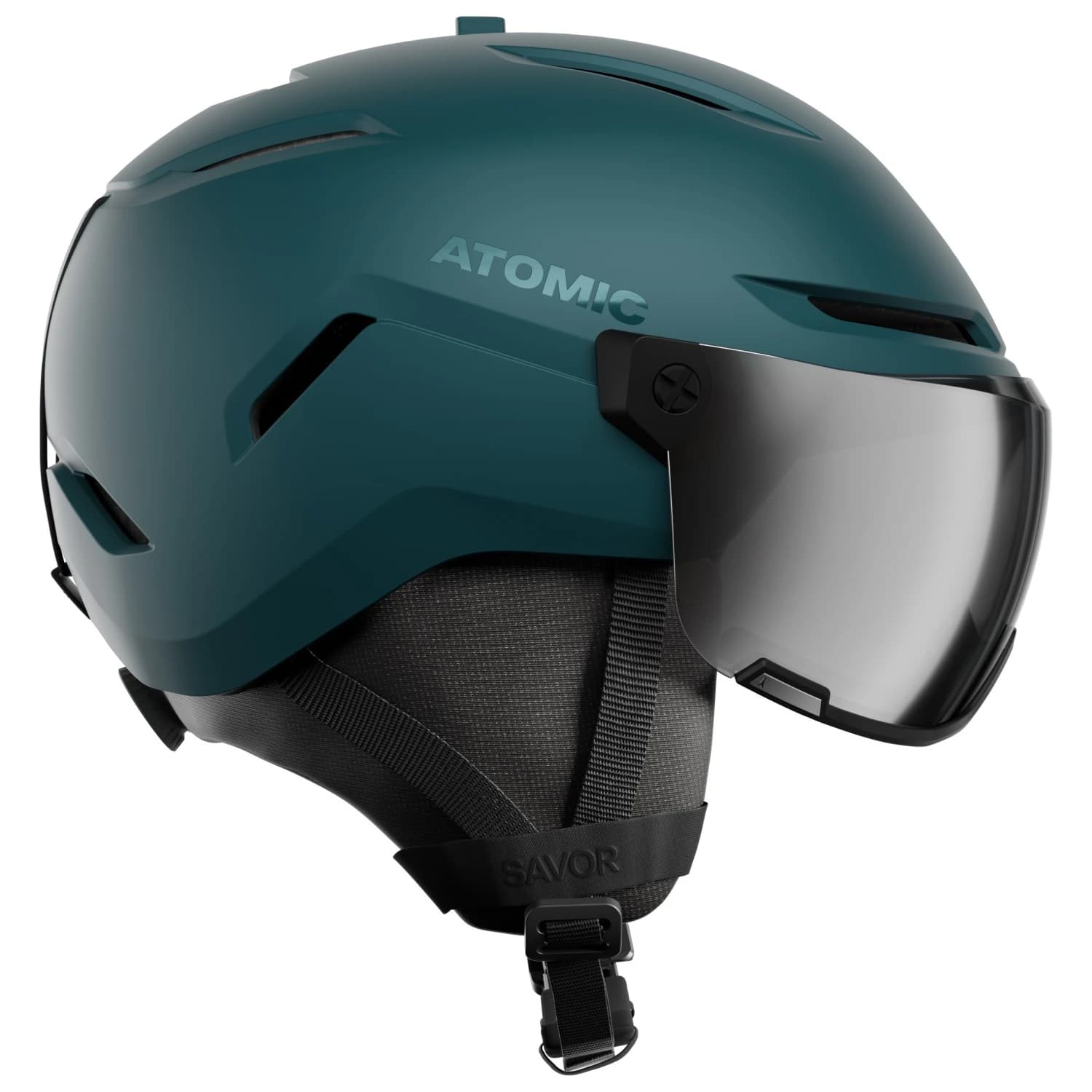 Ски каска Atomic Savor Visor HD S3 Ski helmet - Dark Slate / Silver HD