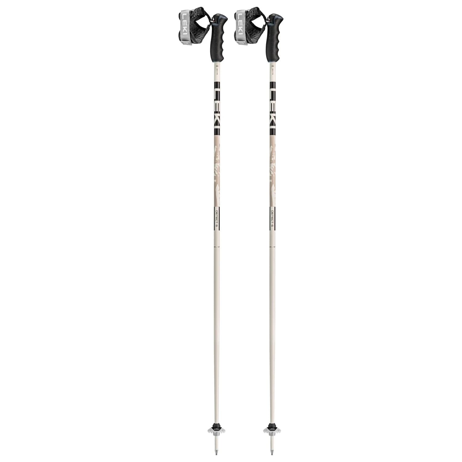 Ски щеки Leki Detect S Ski poles - Warm Grey Light / Warm Grey Dark / Black