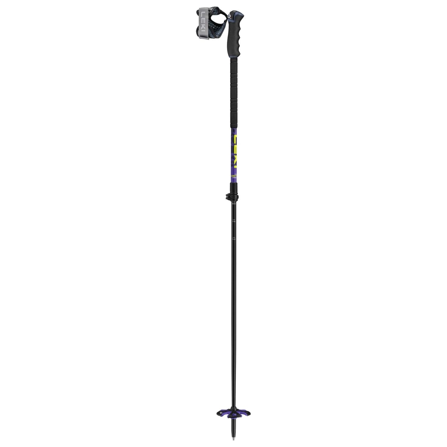 Ски щеки Leki Detect Vario TR XL Ski poles - Bright Violet / Dark Violet / Neon Yellow