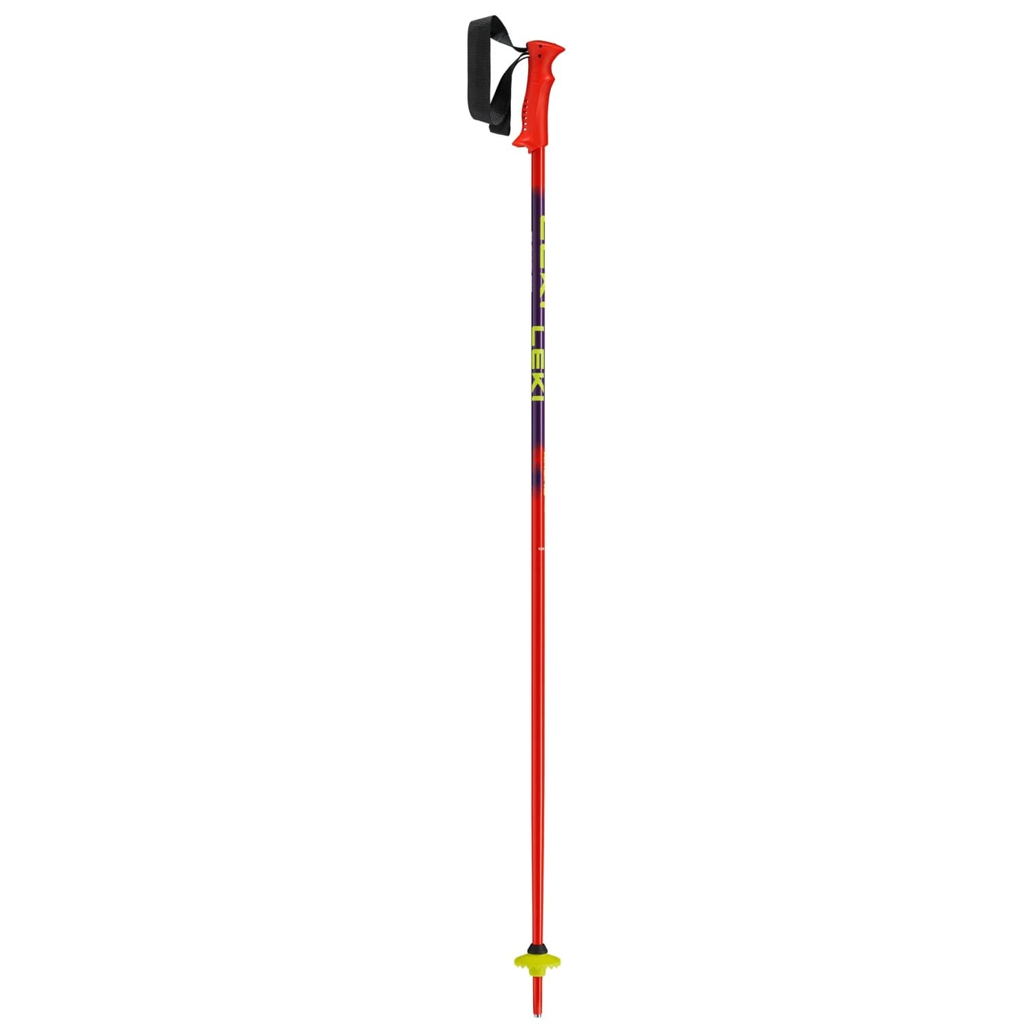 Детски ски щеки Leki Kid's Racing Ski poles - Bright Red / Violet / Neon Yellow