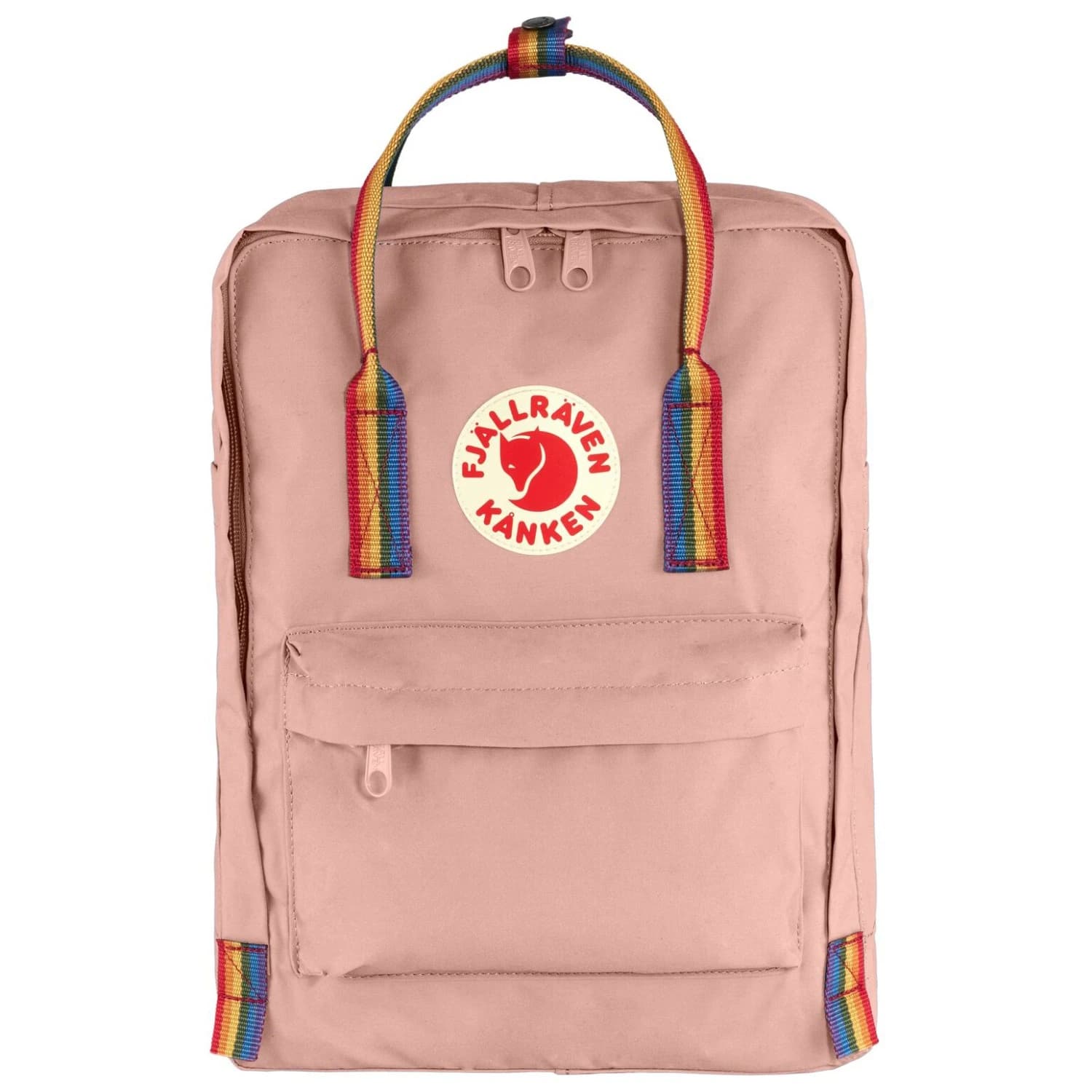 Дневна раница Fjällräven Kånken Rainbow 16 Daypack - Chalk Rose / Rainbow