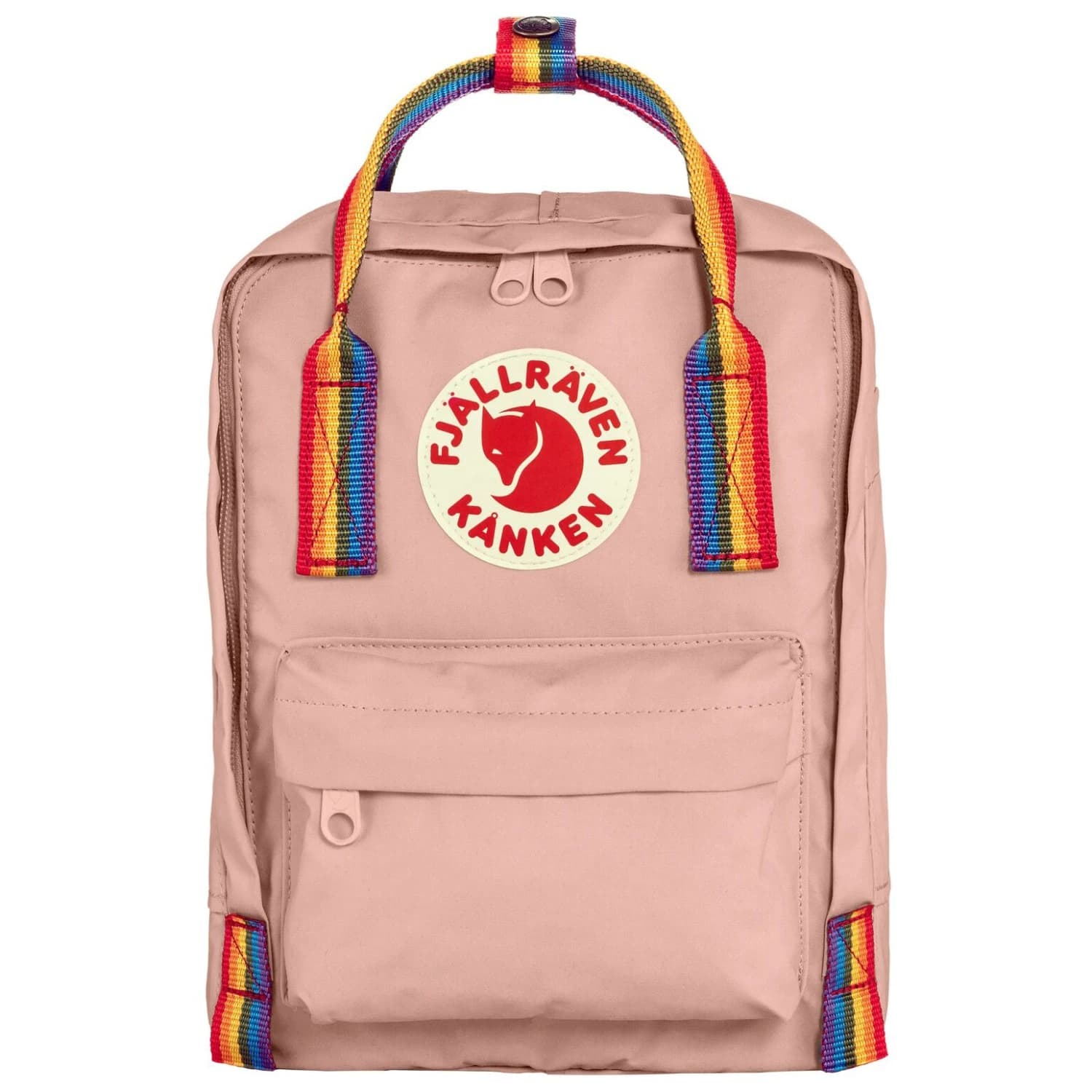 Дневна раница Fjällräven Kånken Rainbow Mini 7 Daypack - Chalk Rose / Rainbow