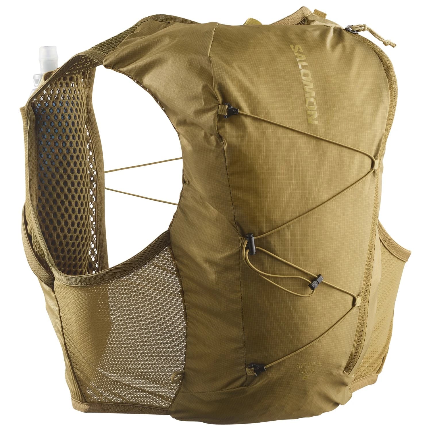 Раница за трейл бягане Salomon Active Skin 8 Set Running vest - Brilliant Olive / Willow