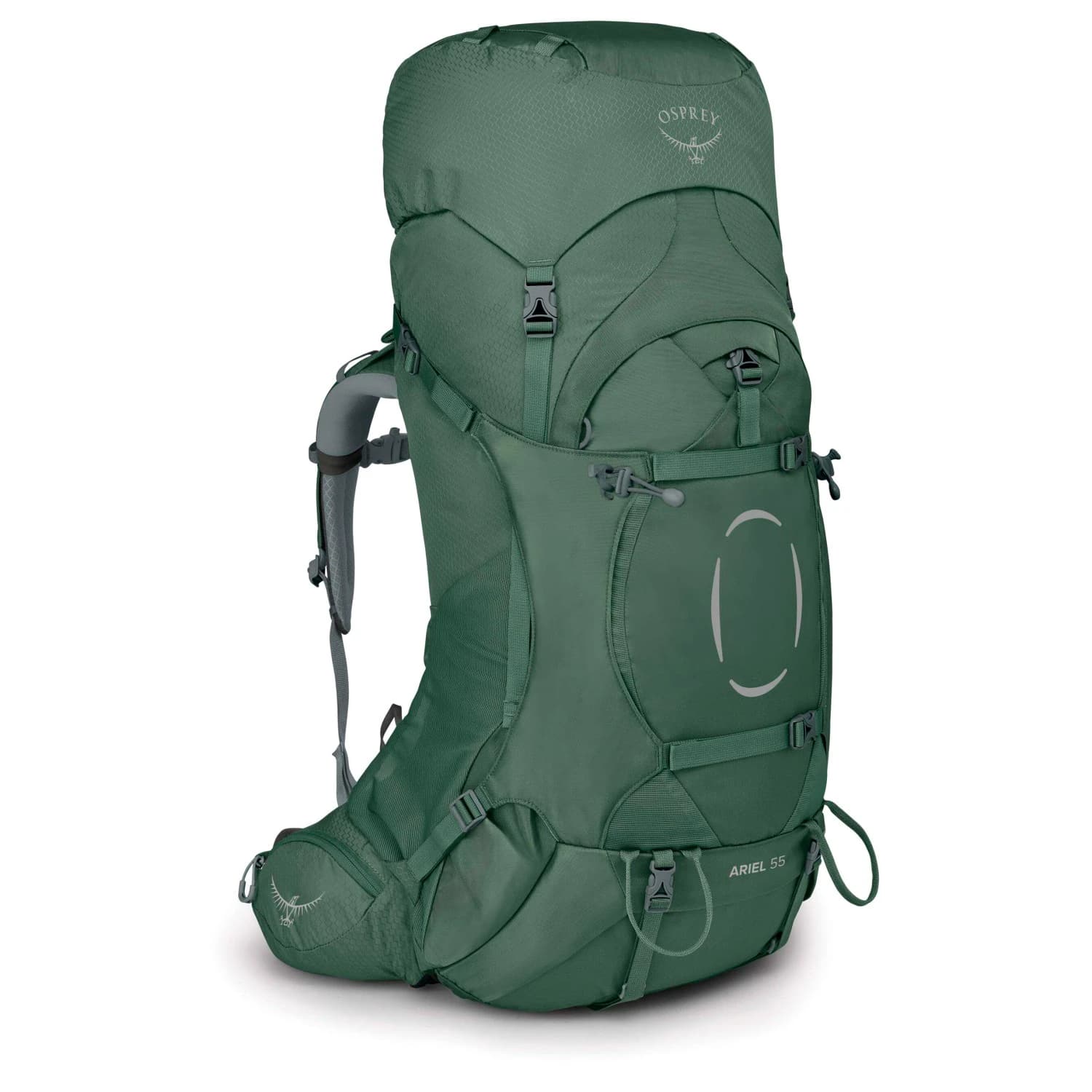Дамска трекинг раница Osprey Women's Ariel 55 Walking backpack - Koseret Green
