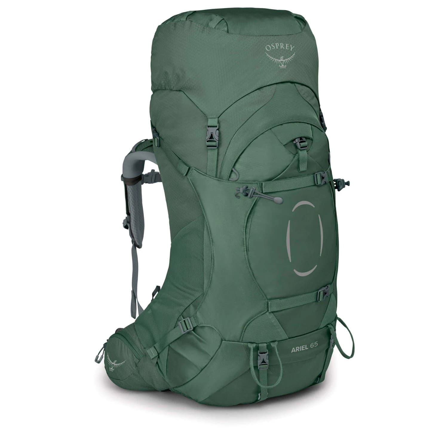 Дамска трекинг раница Osprey Women's Ariel 65 Walking backpack - Koseret Green