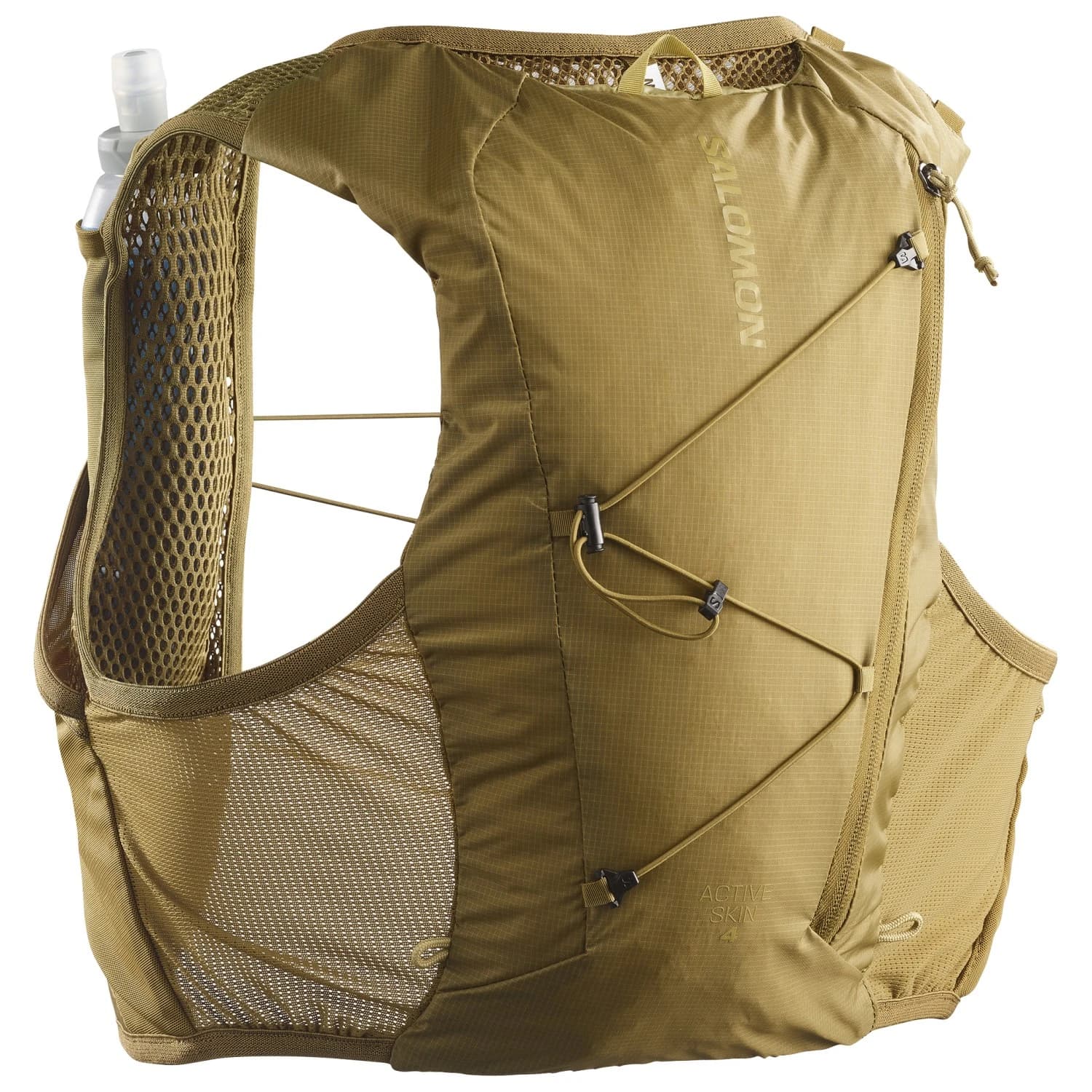 Раница за трейл бягане Salomon Active Skin 4 Set Running vest - Brilliant Olive / Willow