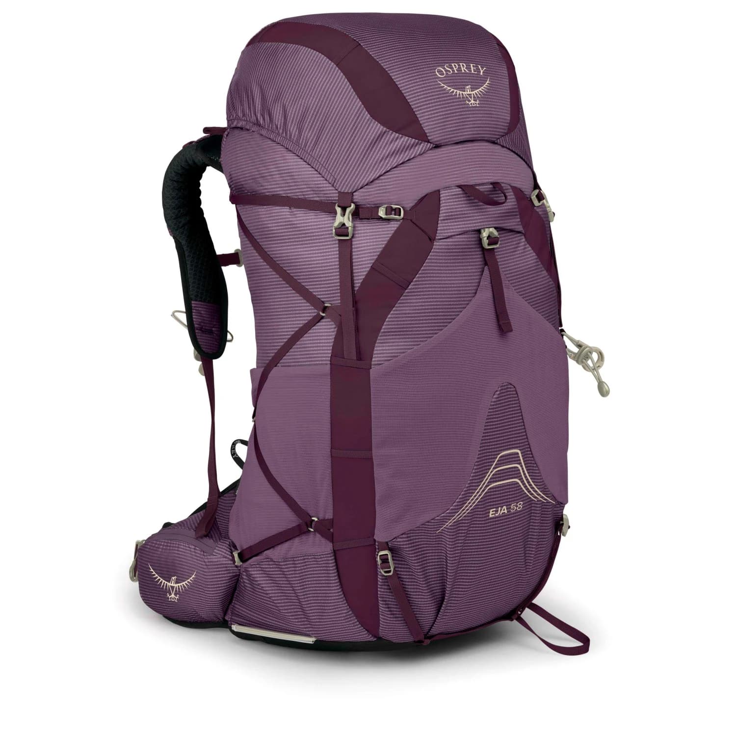 Дамска трекинг раница Osprey Women's Eja 58 Walking backpack - Purple Dusk