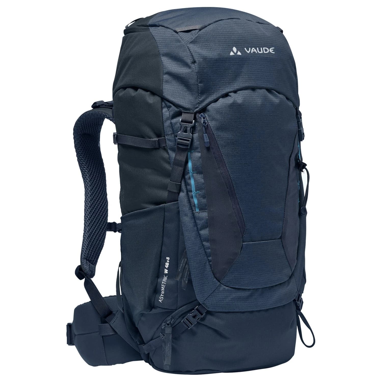 Дамска трекинг раница Vaude Women's Asymmetric 48+8 Mountaineering backpack - Eclipse