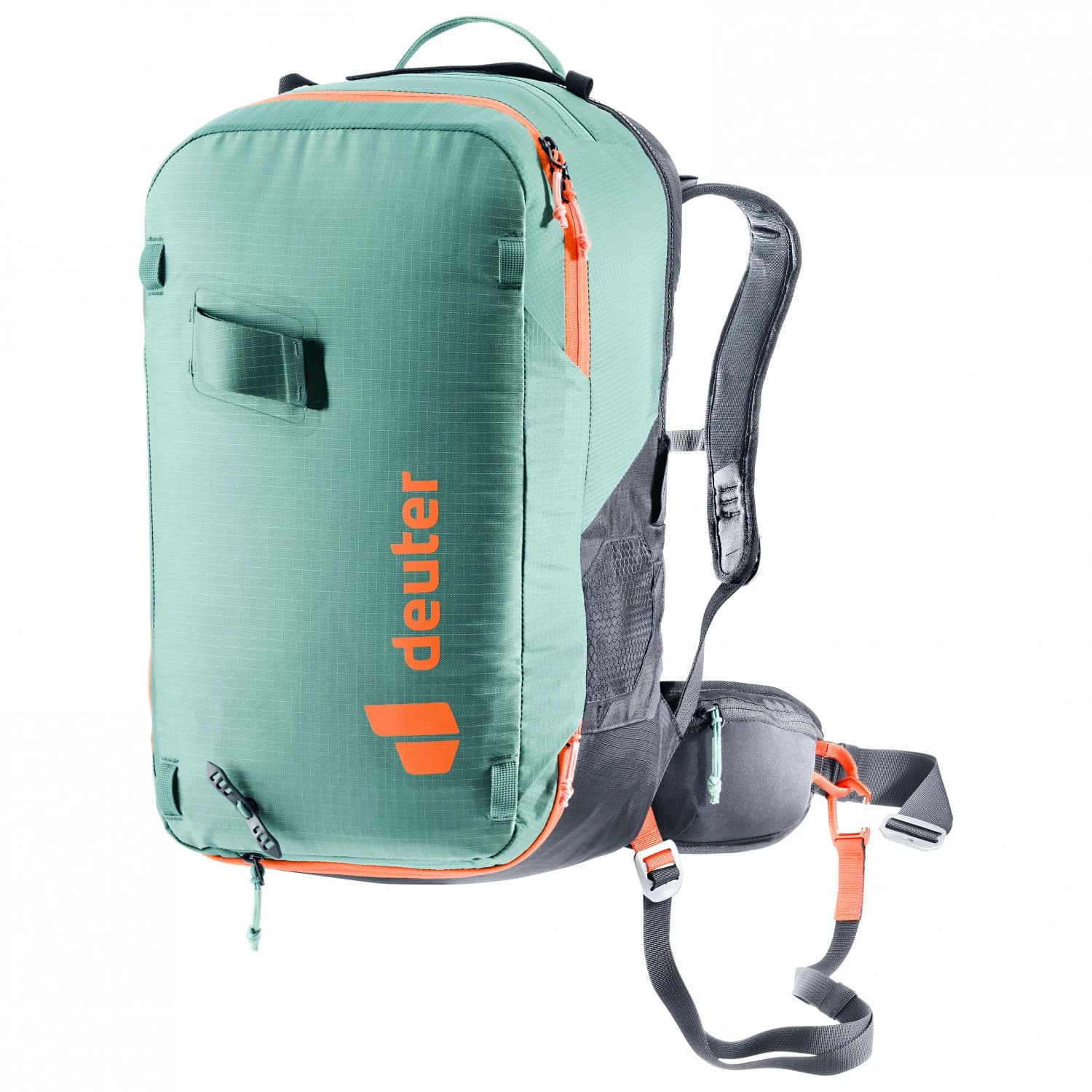 Дамска лавинна раница с въздушна възглавница Deuter Women's Alproof Lite 20 SL Avalanche airbag - Jade / Black
