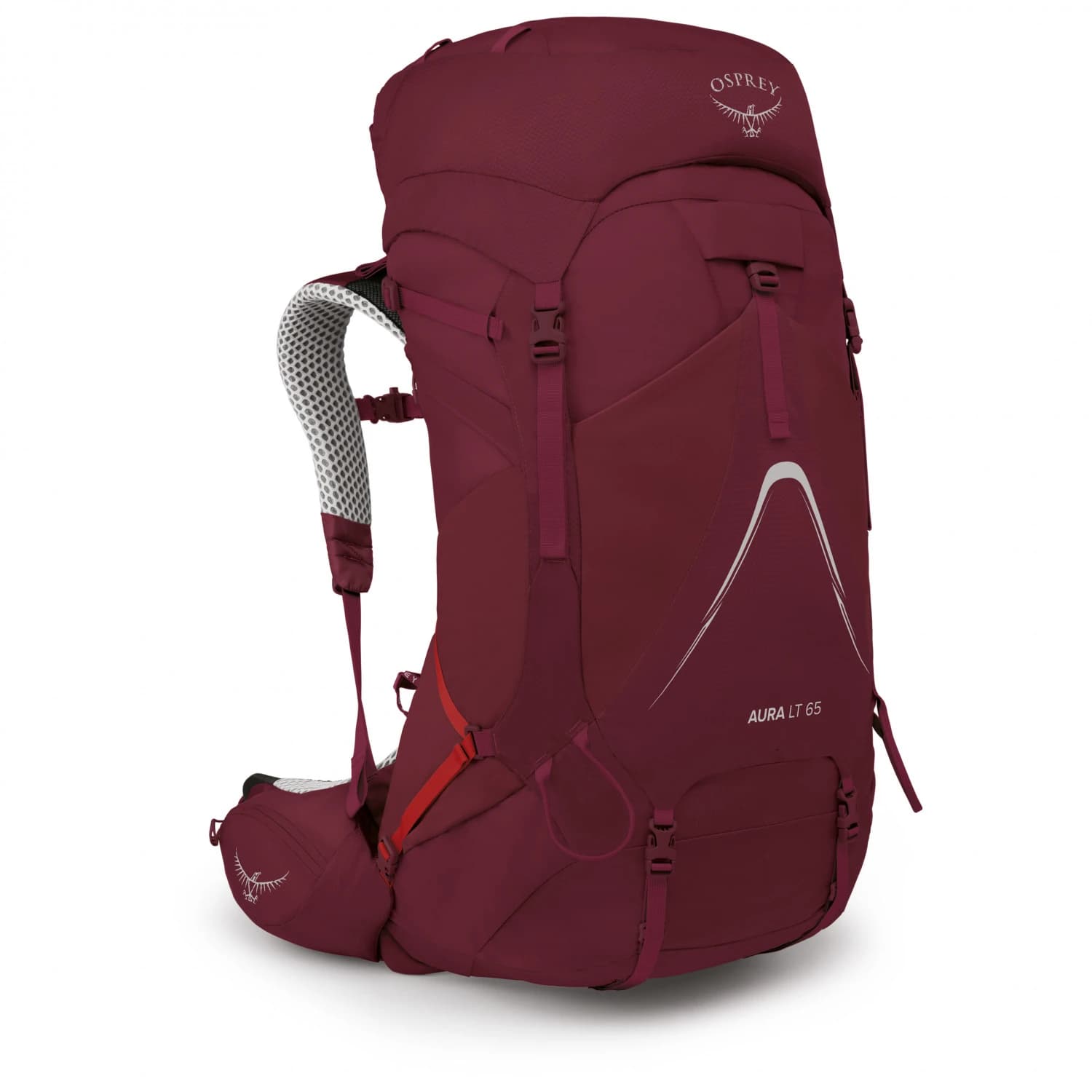 Дамска трекинг раница Osprey Women's Aura AG LT 65 Walking backpack - Antidote Purple