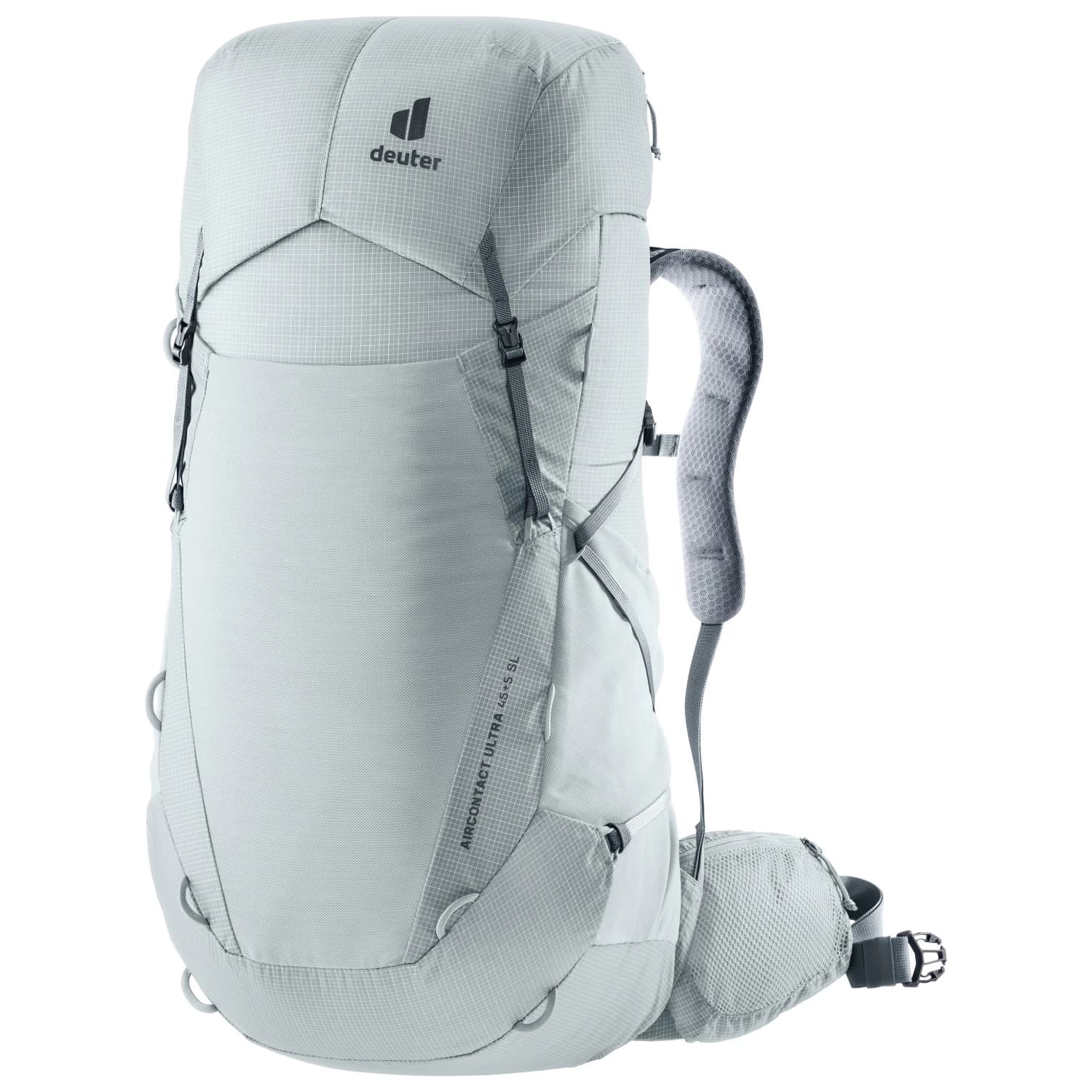 Дамска трекинг раница Deuter Women's Aircontact Ultra 45+5 SL Walking backpack - Tin / Shale