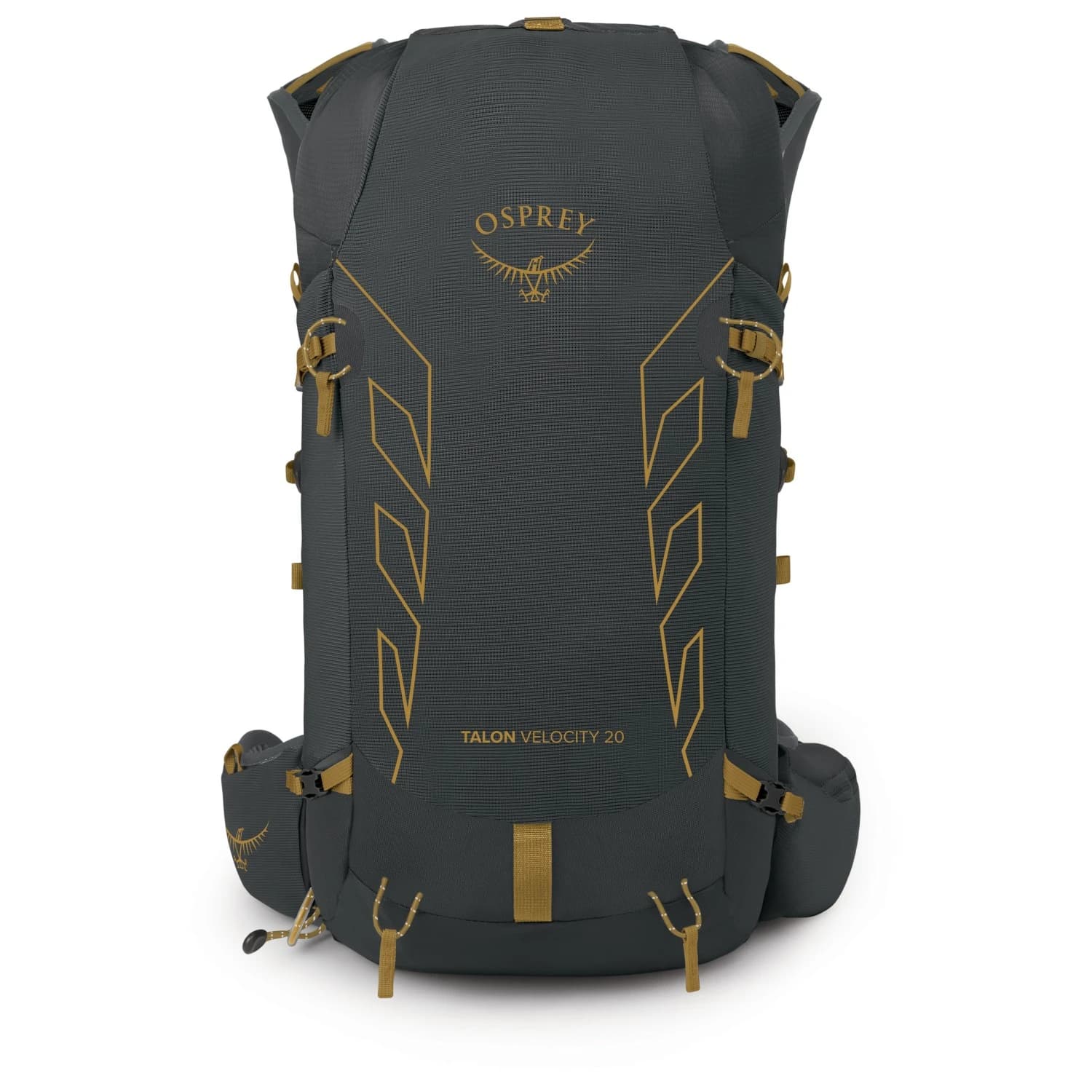 Туристическа раница Osprey Talon Velocity 20 Walking backpack - Dark Charcoal / Tumbleweed Yellow