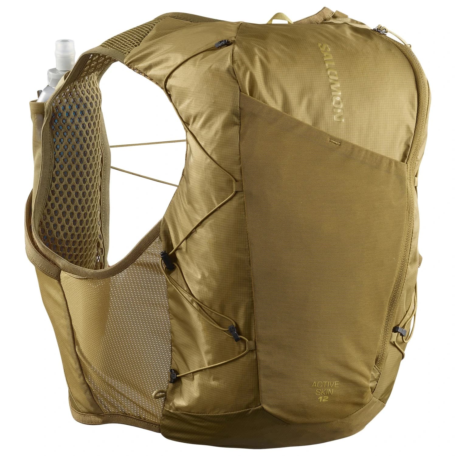 Раница за трейл бягане Salomon Active Skin 12 Set Trail running backpack - Brilliant Olive / Willow