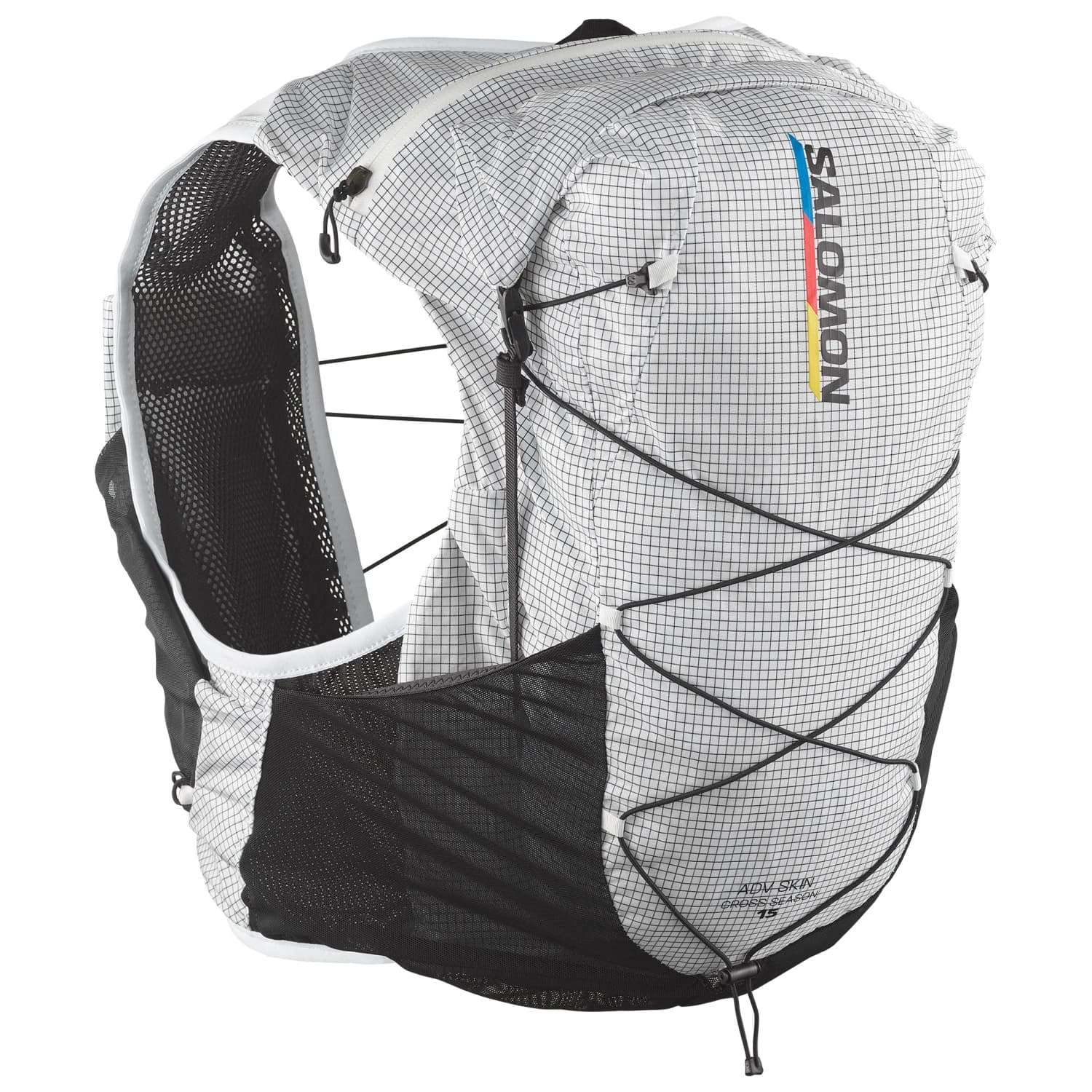 Раница за трейл бягане Salomon ADV Skin Cross Season Race Flag Trail running backpack - White / Black