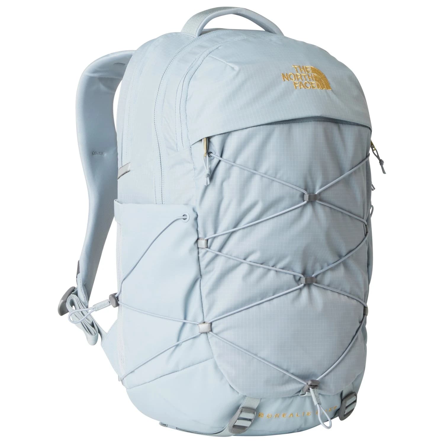 Дамска дневна раница The north face Women's Borealis Luxe Daypack - Frost Grey / Gold Metallic