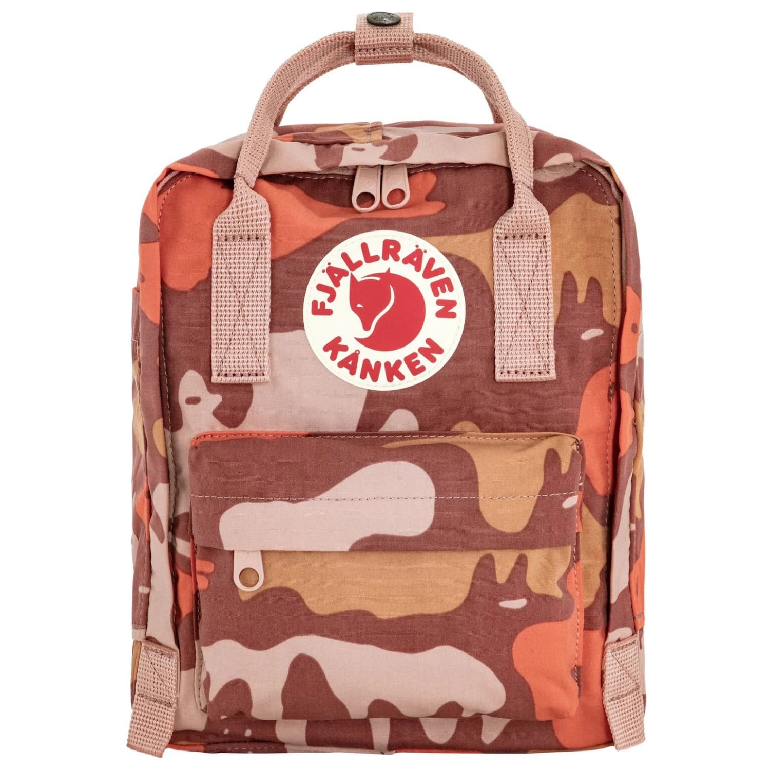 Дневна раница Fjällräven Kånken Graphics 7 Mini Daypack - Chalk Rose / Hidden Animals