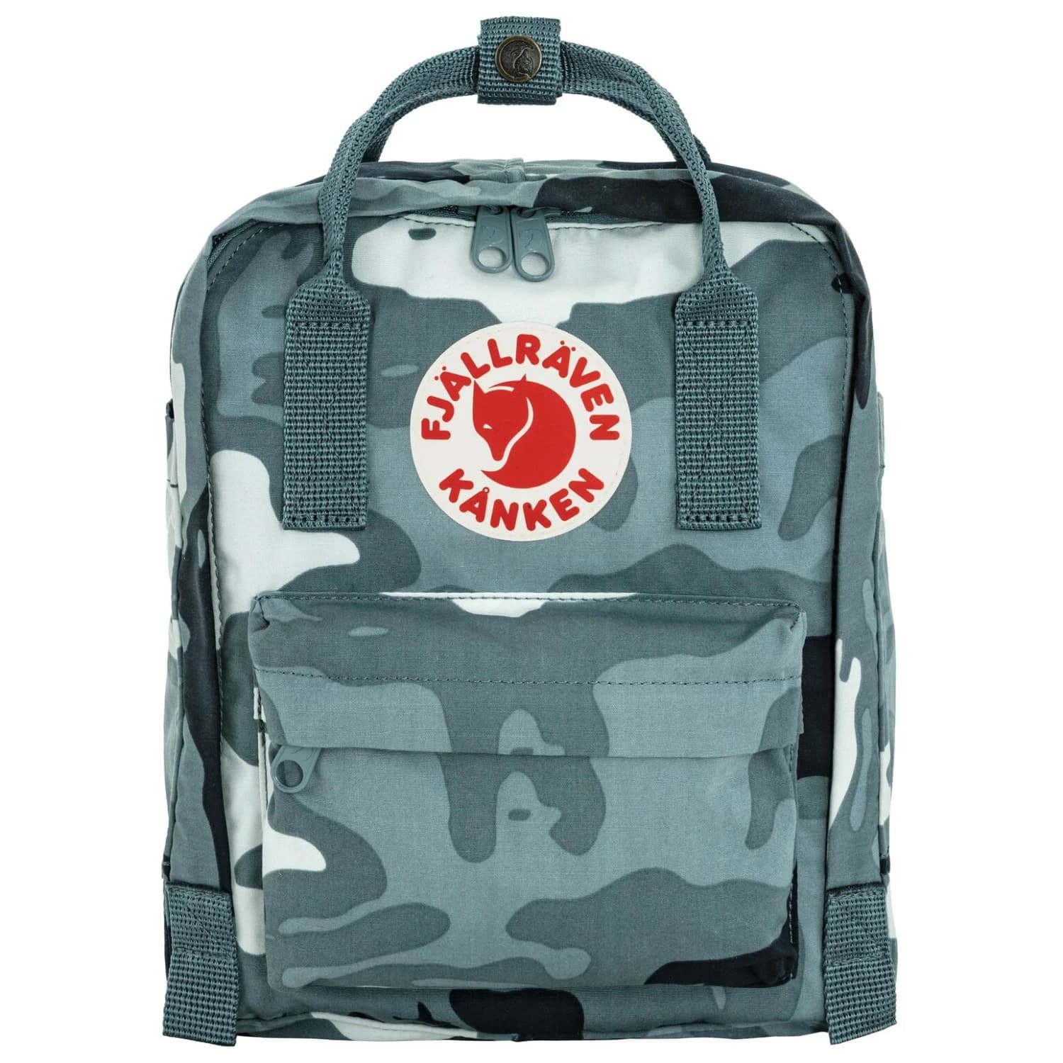 Дневна раница Fjällräven Kånken Graphics 7 Mini Daypack - Nimbus Blue / Hidden Animals