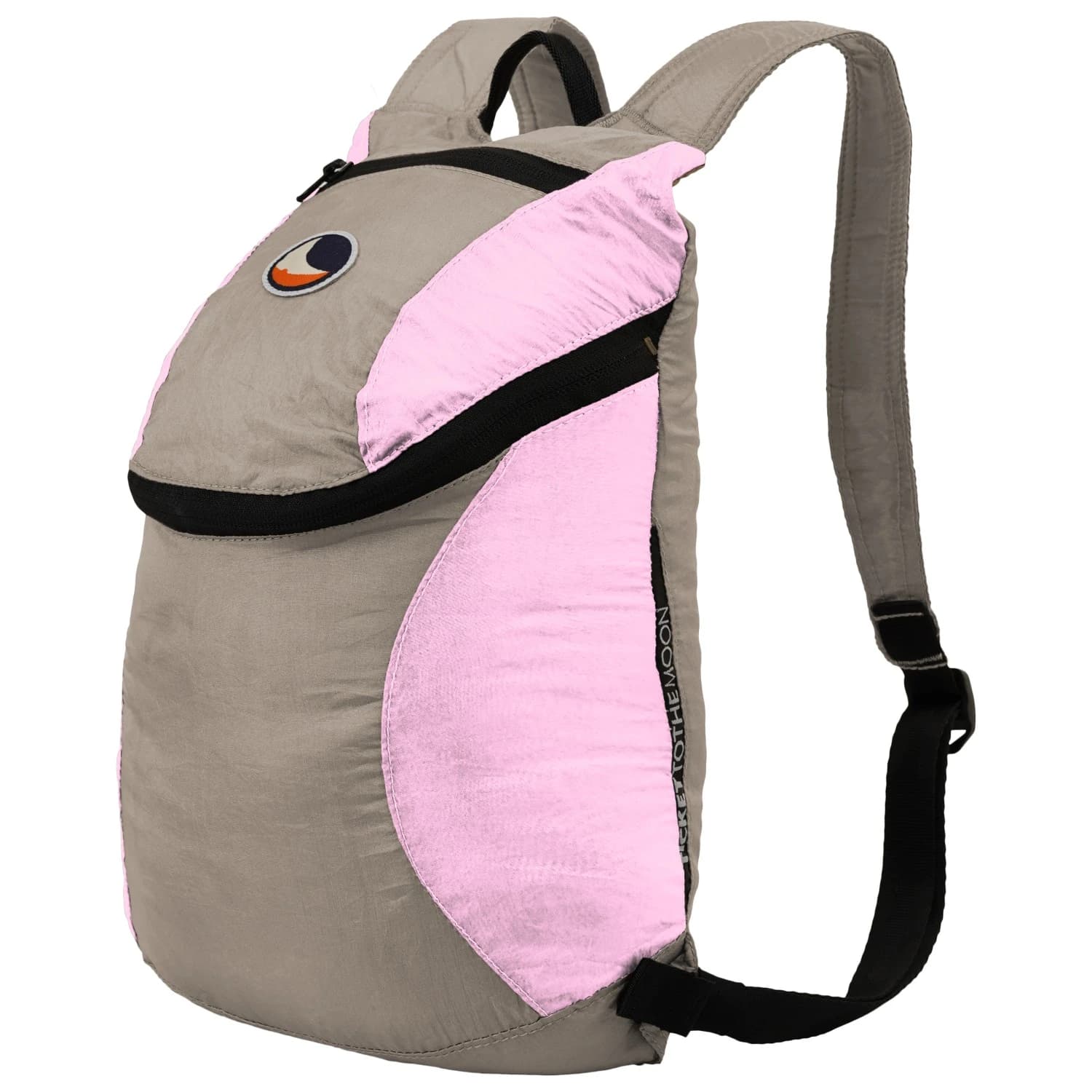 Дневна раница Ticket to the moon Backpack XS Daypack - Dark Beige / Baby Pink