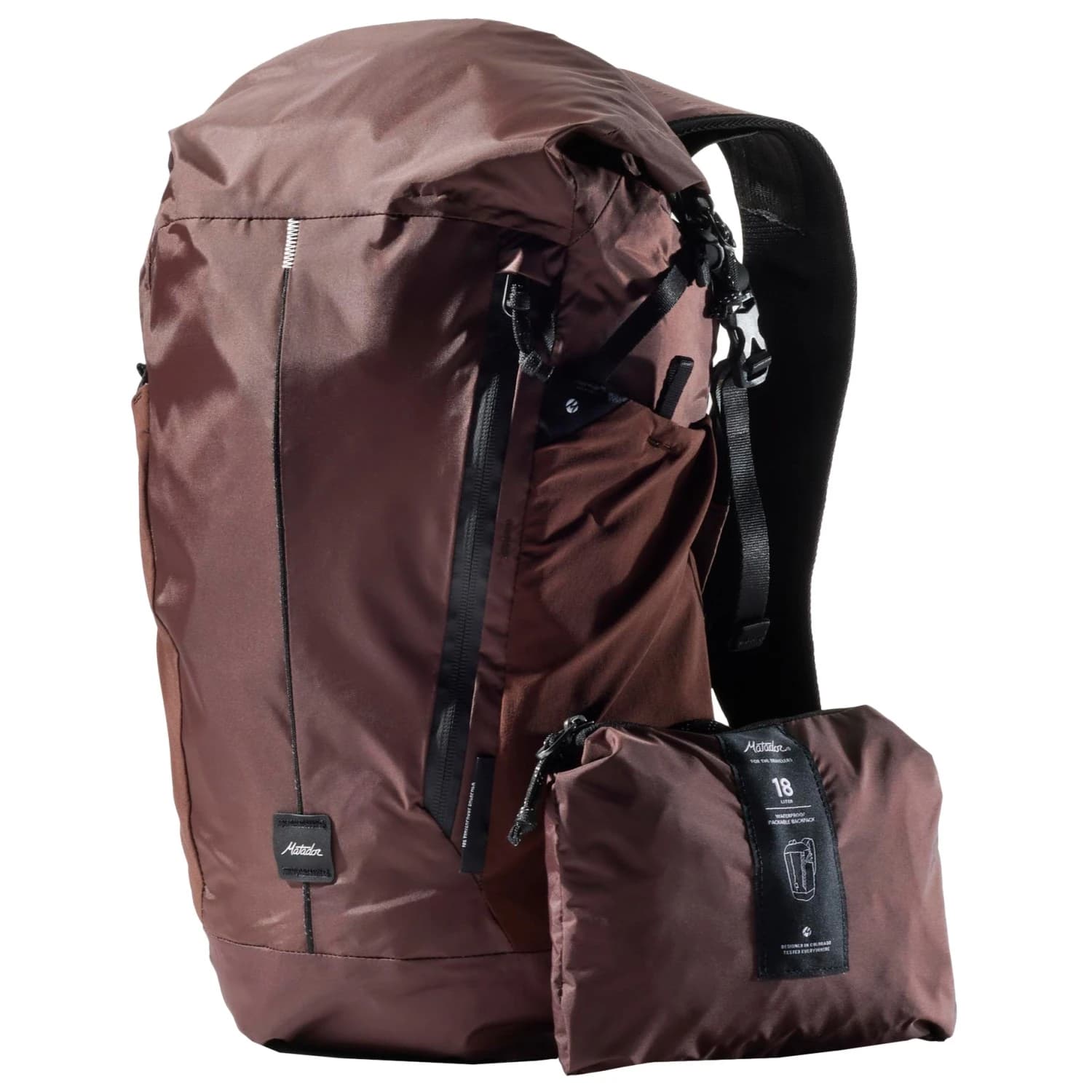 Дневна раница Matador Waterproof Packable Backpack 18 Daypack - Garnet