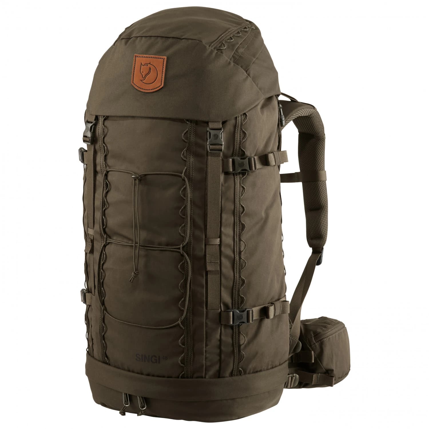 Трекинг раница Fjällräven Singi 48 Walking backpack - Dark Olive