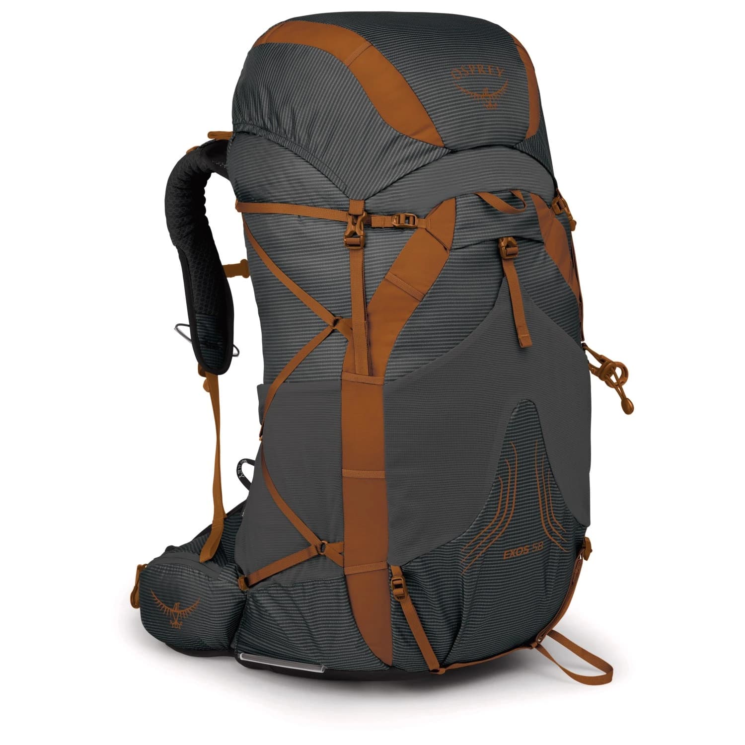 Трекинг раница Osprey Exos 58 Walking backpack - Dark Charcoal Grey