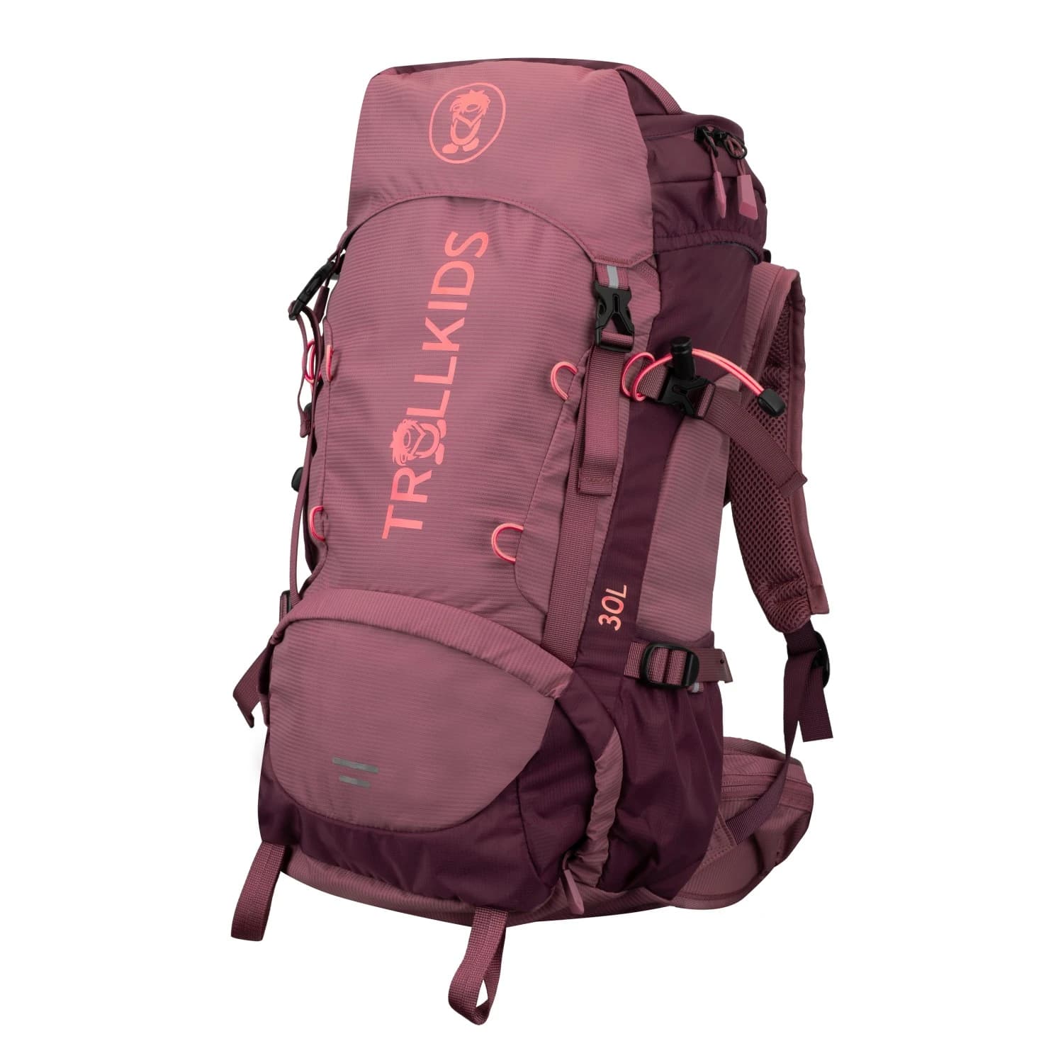 Детска детска раница Trollkids Kid's Trolltunga Pack 30 Kids' backpack - Frozen Berry / Deep Ruby / Pink Salmon