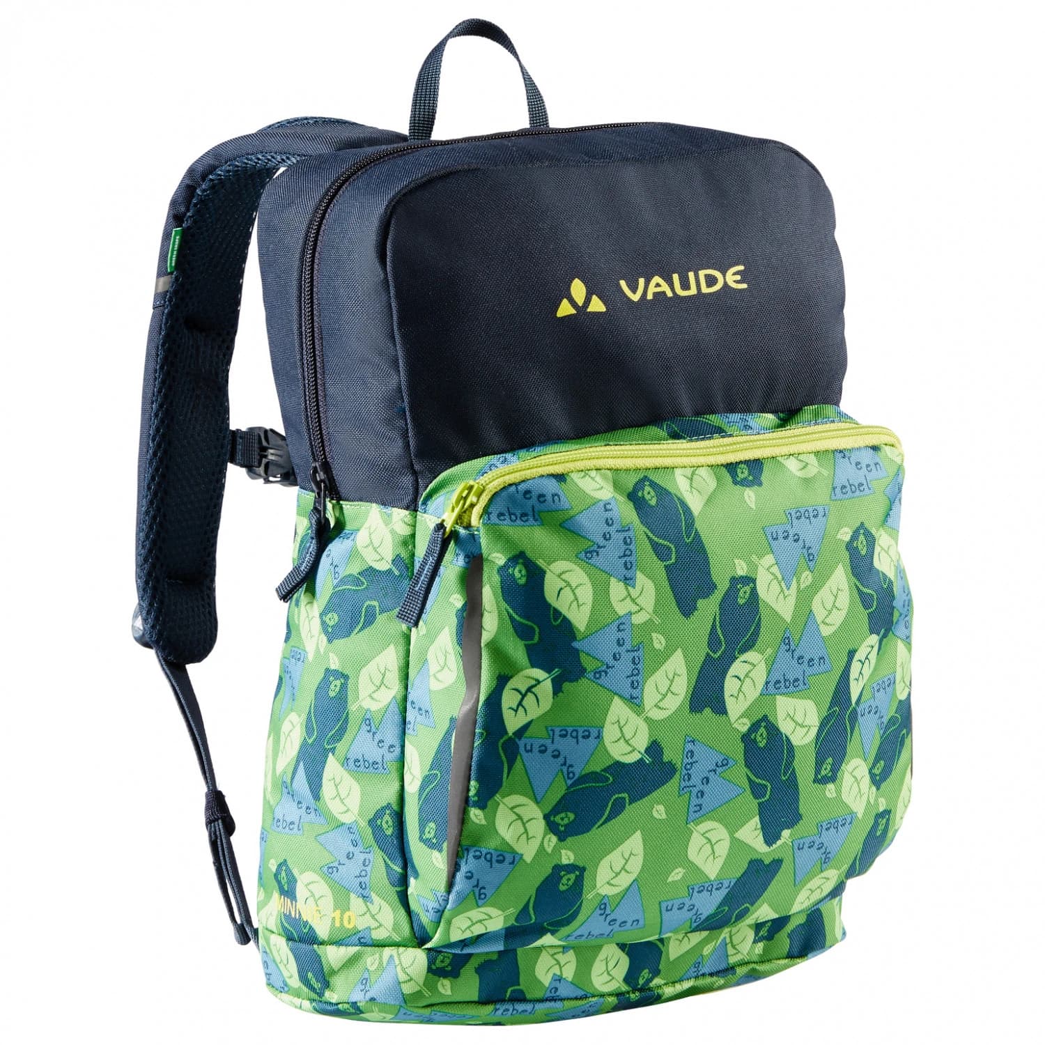 Детска детска раница Vaude Kid's Minnie 10 Kids' backpack - Parrot Green / Eclipse